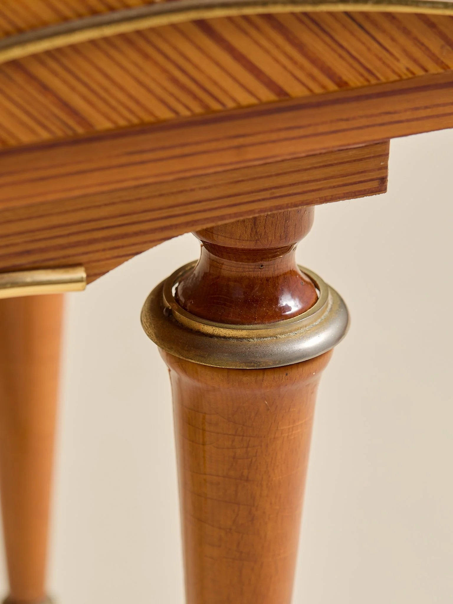 The Vintage French 1950s Nightstands with Bronze HardwareSide TablesMiscellanea, etc.