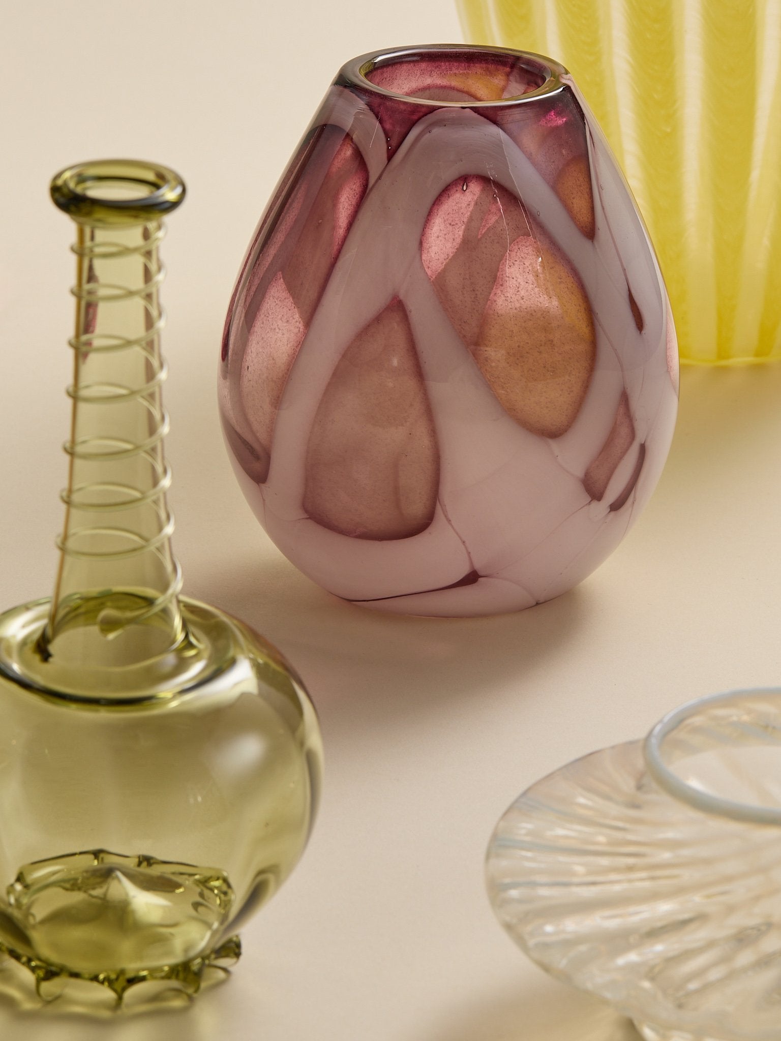 The Vintage Handblown Abstract Amethyst VaseVasesMiscellanea, etc.