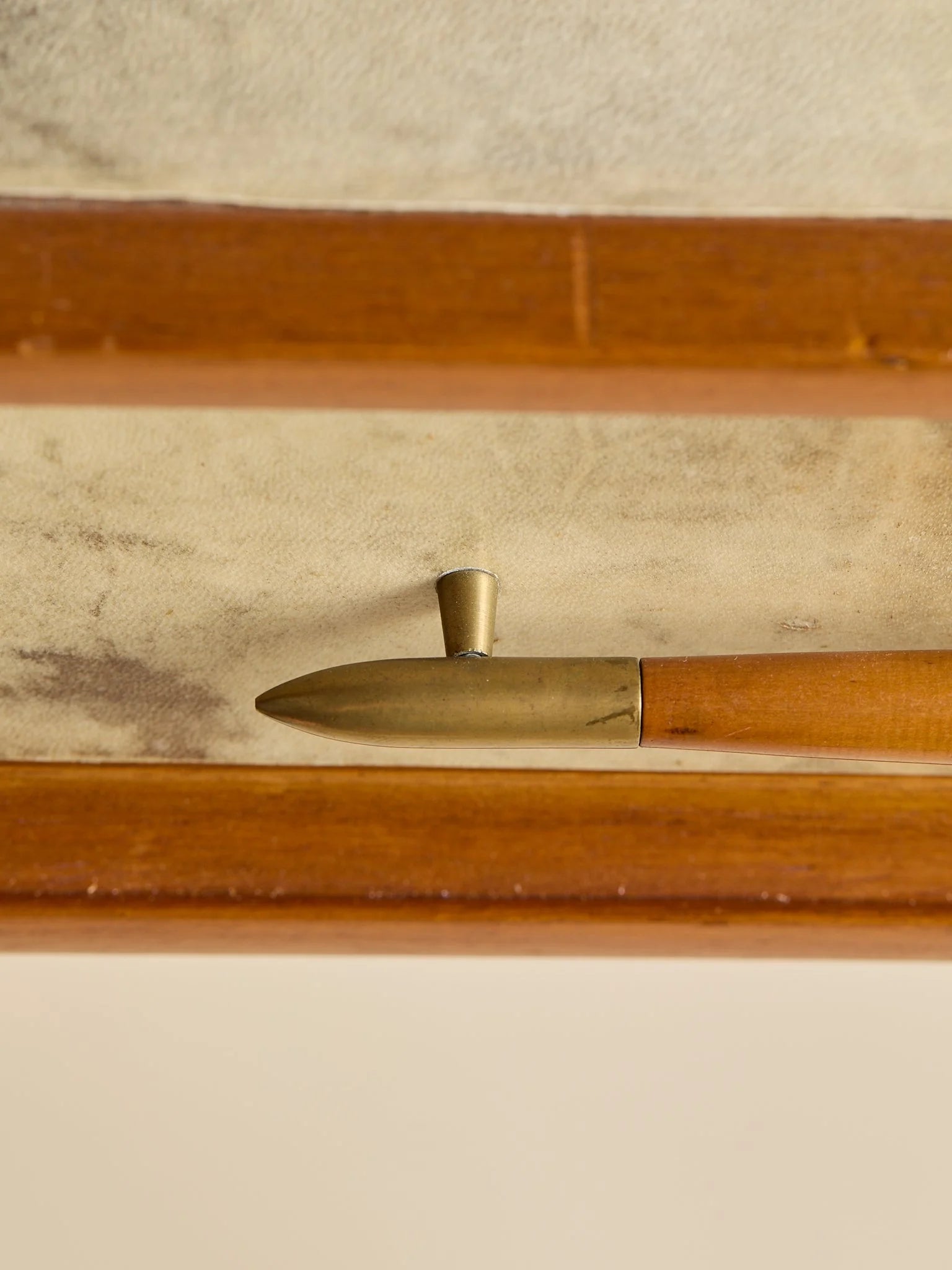 The Vintage 1950s Wood And Parchment Console Table In The Style Of Gio PontiConsole TablesMiscellanea, etc.