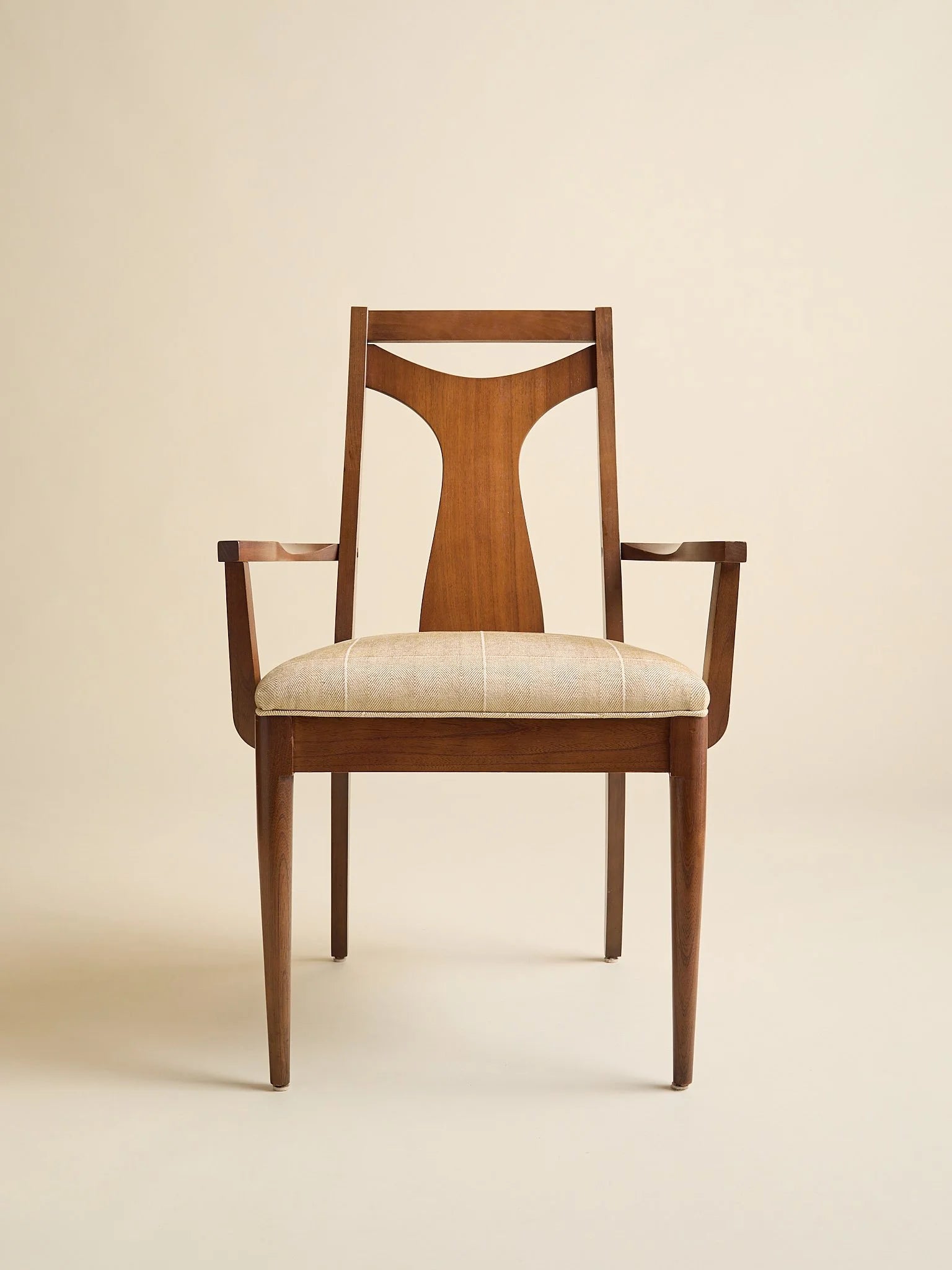 The Vintage 1960s MCM Walnut Dining Chairs, Set of SixSeatingMiscellanea, etc.