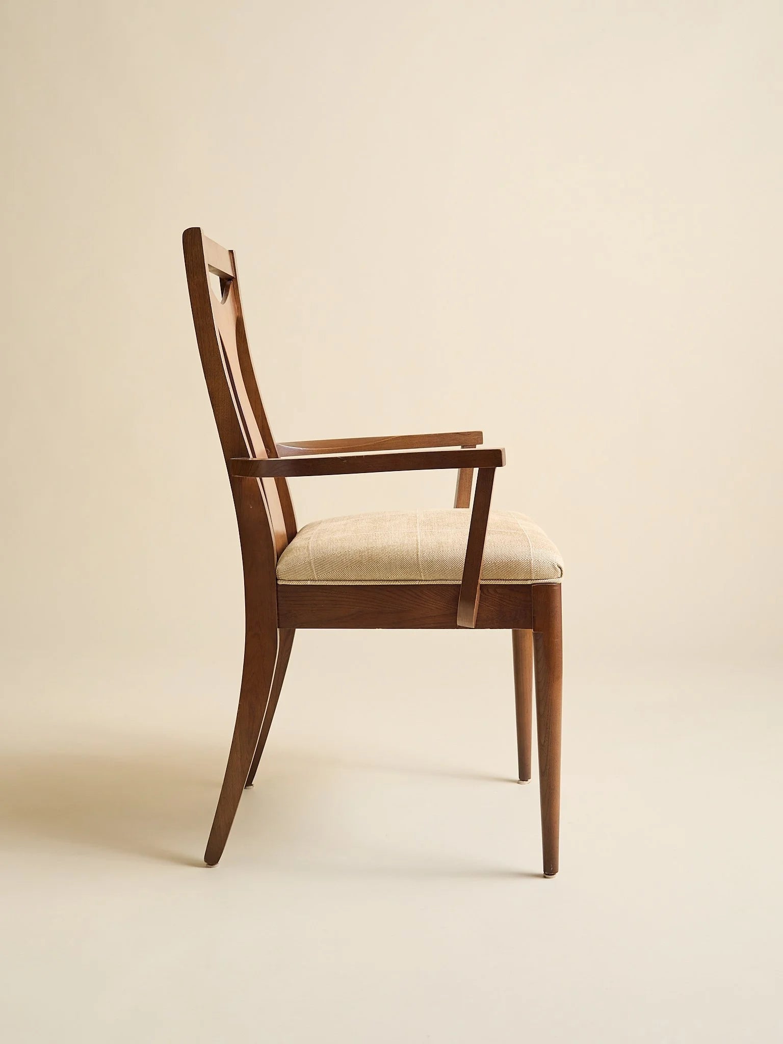 The Vintage 1960s MCM Walnut Dining Chairs, Set of SixSeatingMiscellanea, etc.