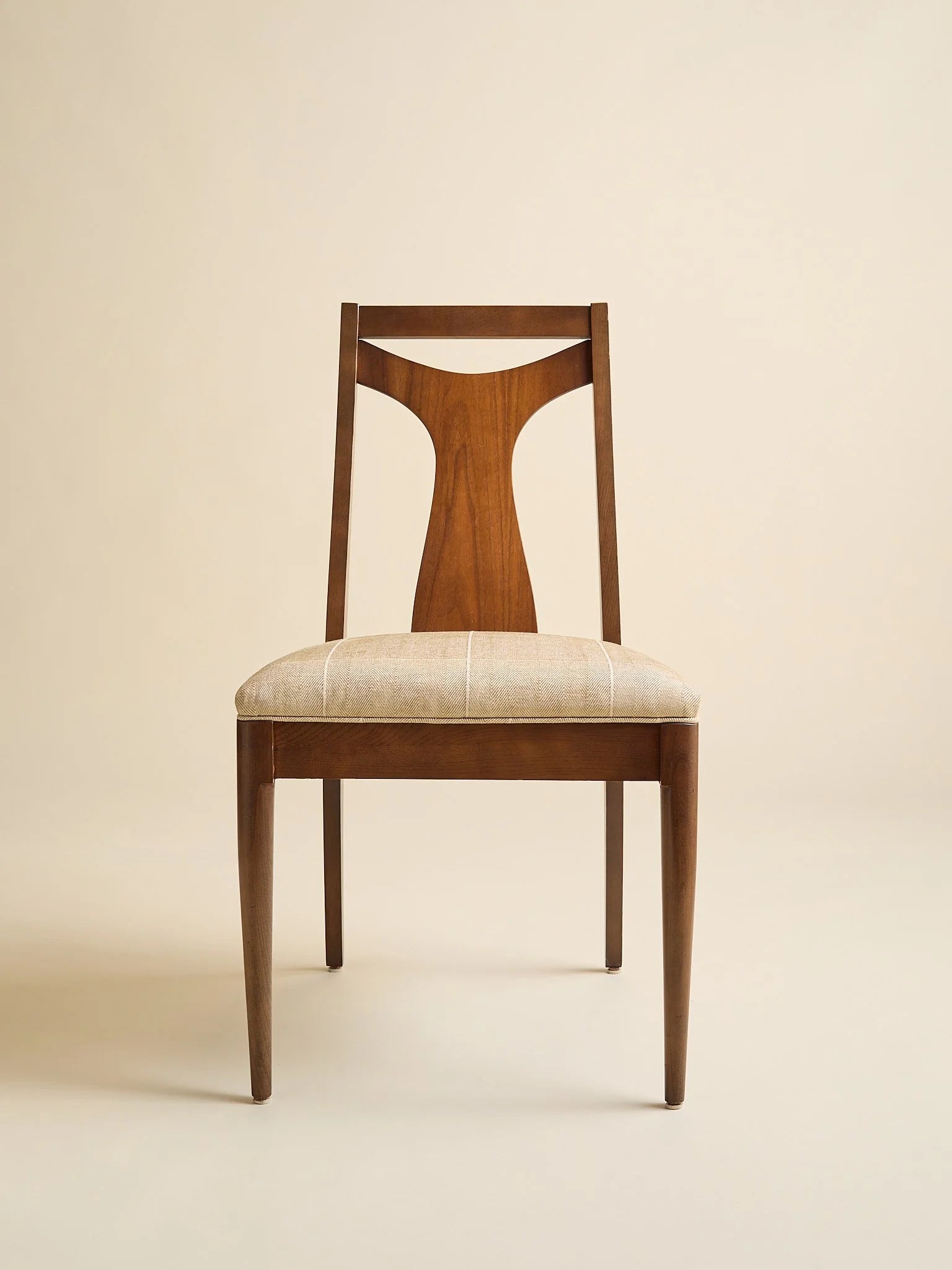 The Vintage 1960s MCM Walnut Dining Chairs, Set of SixSeatingMiscellanea, etc.