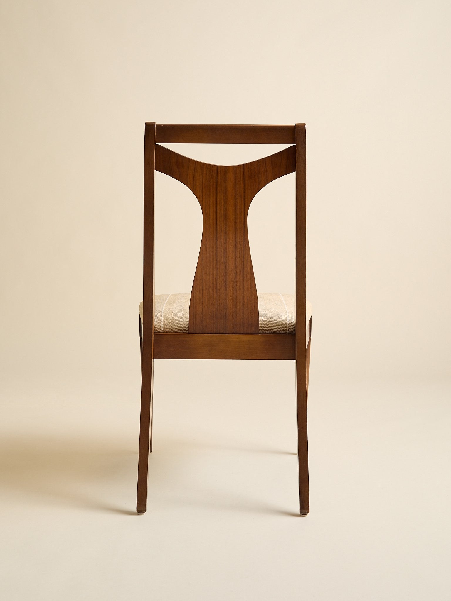 The Vintage 1960s MCM Walnut Dining Chairs, Set of SixSeatingMiscellanea, etc.