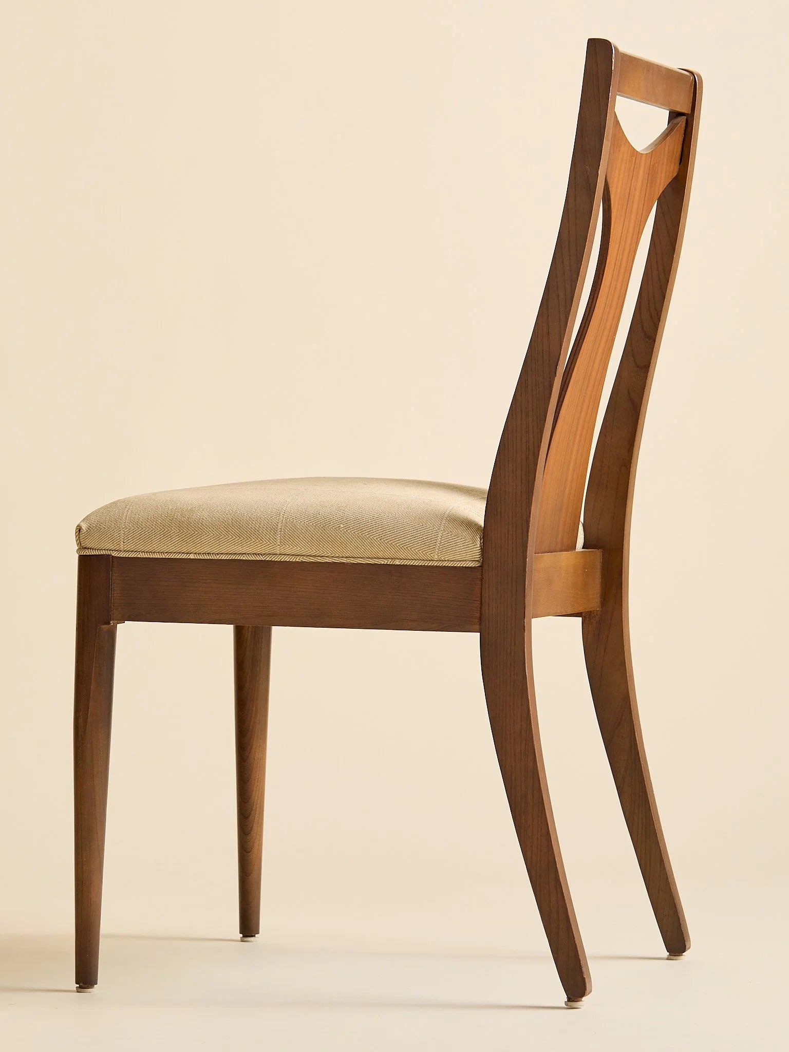 The Vintage 1960s MCM Walnut Dining Chairs, Set of SixSeatingMiscellanea, etc.