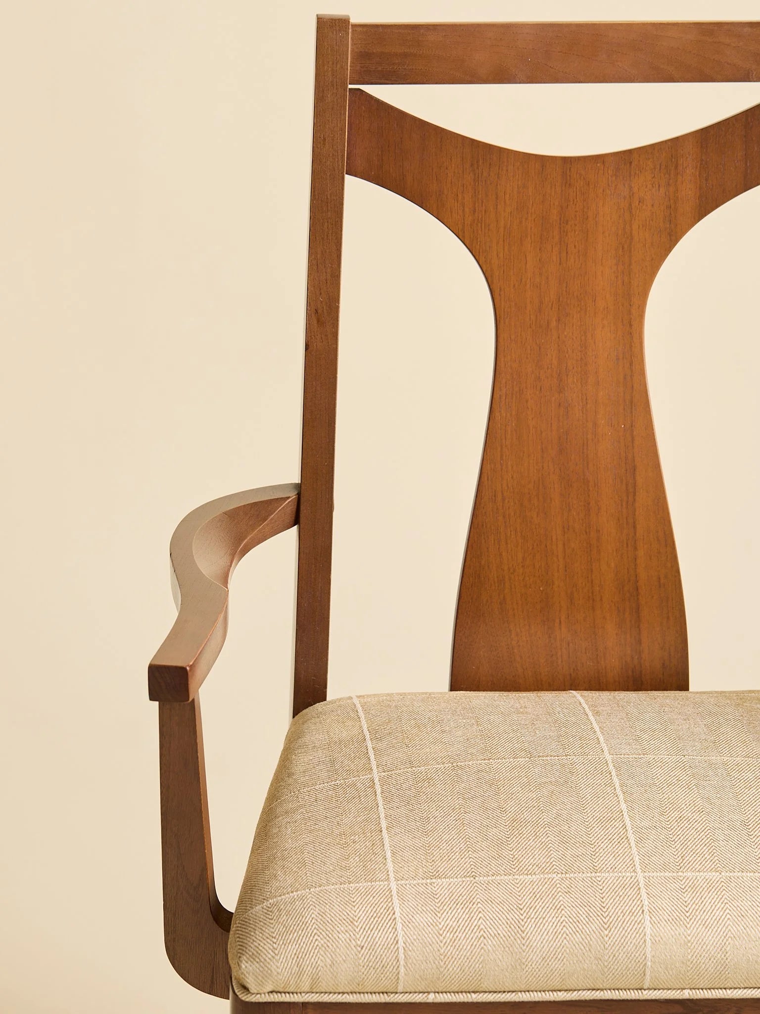 The Vintage 1960s MCM Walnut Dining Chairs, Set of SixSeatingMiscellanea, etc.