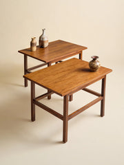 The Vintage MCM Rectangular Architectural Side TablesSide TablesMiscellanea, etc.