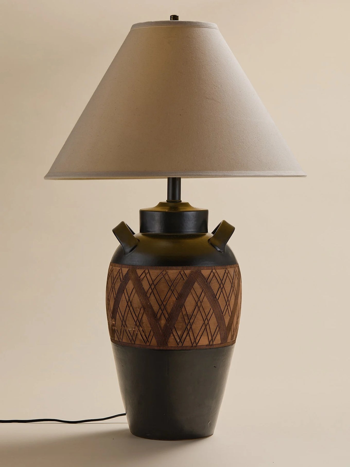 The Vintage Black and Terracotta LampTable LampsMiscellanea, etc.