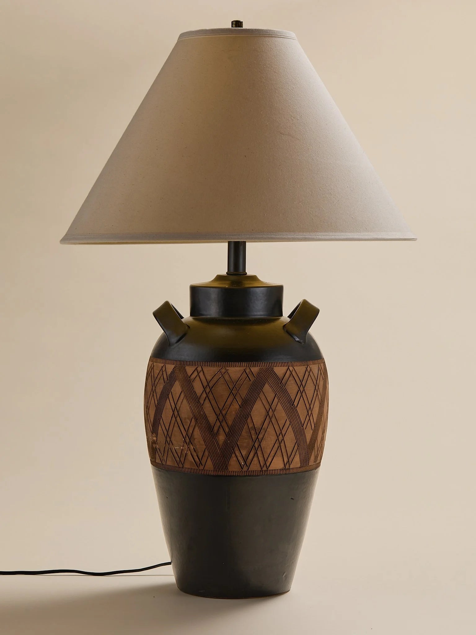The Vintage Black and Terracotta LampTable LampsMiscellanea, etc.