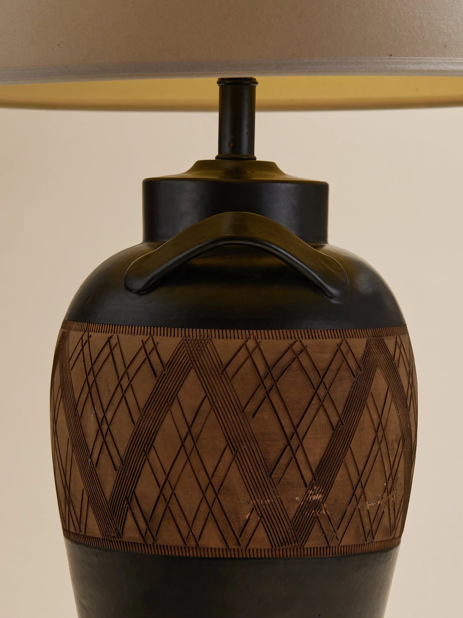 The Vintage Black and Terracotta LampTable LampsMiscellanea, etc.