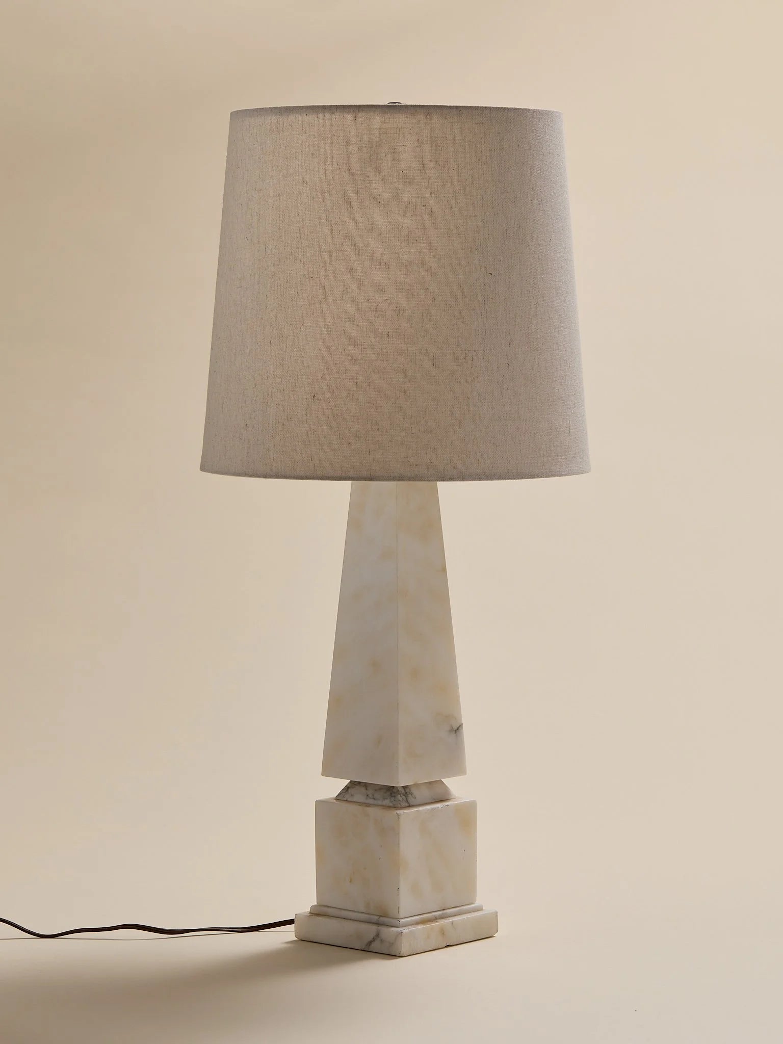 The Vintage Marble Column Table LampTable LampsMiscellanea, etc.