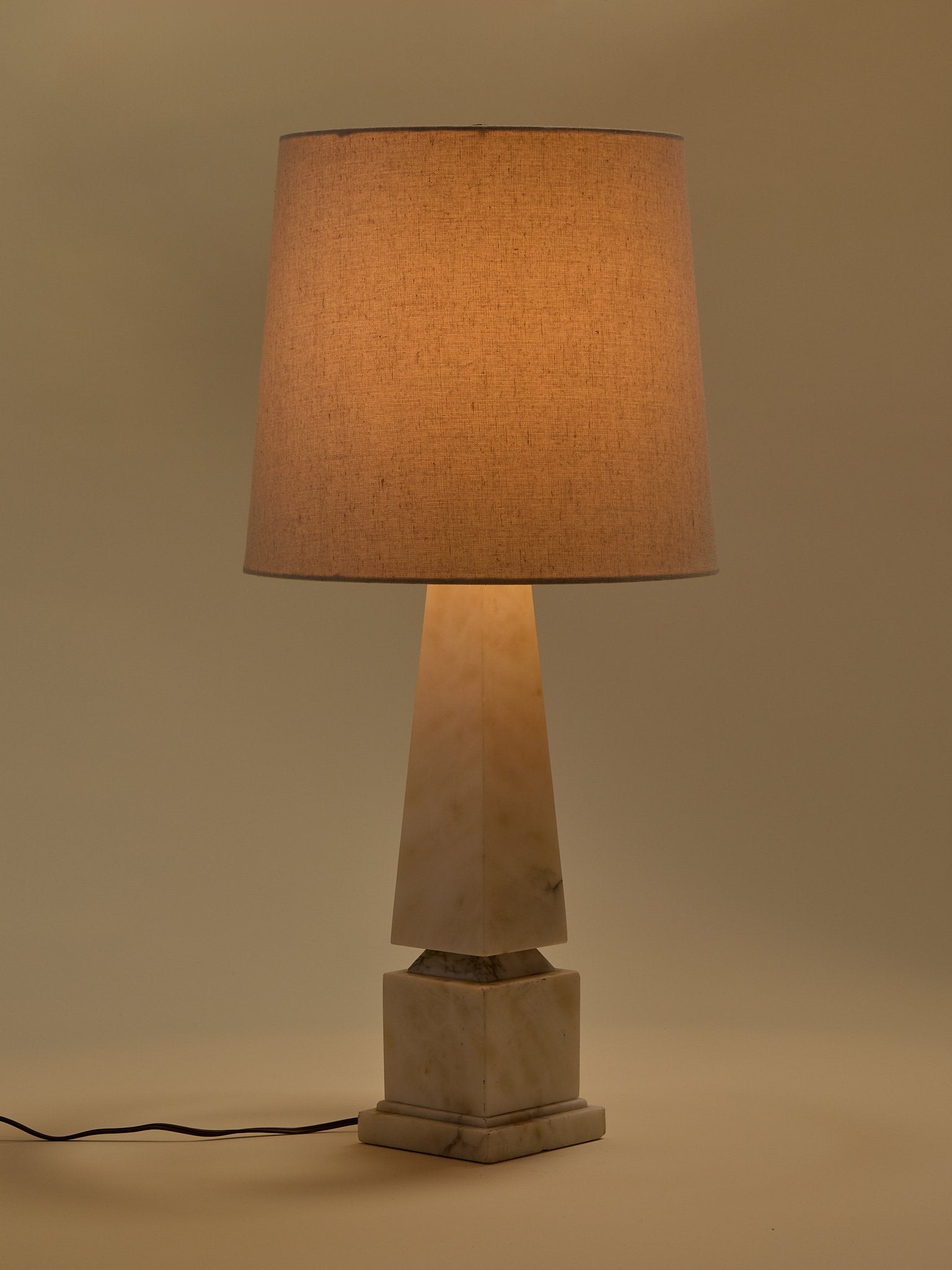 The Vintage Marble Column Table LampTable LampsMiscellanea, etc.