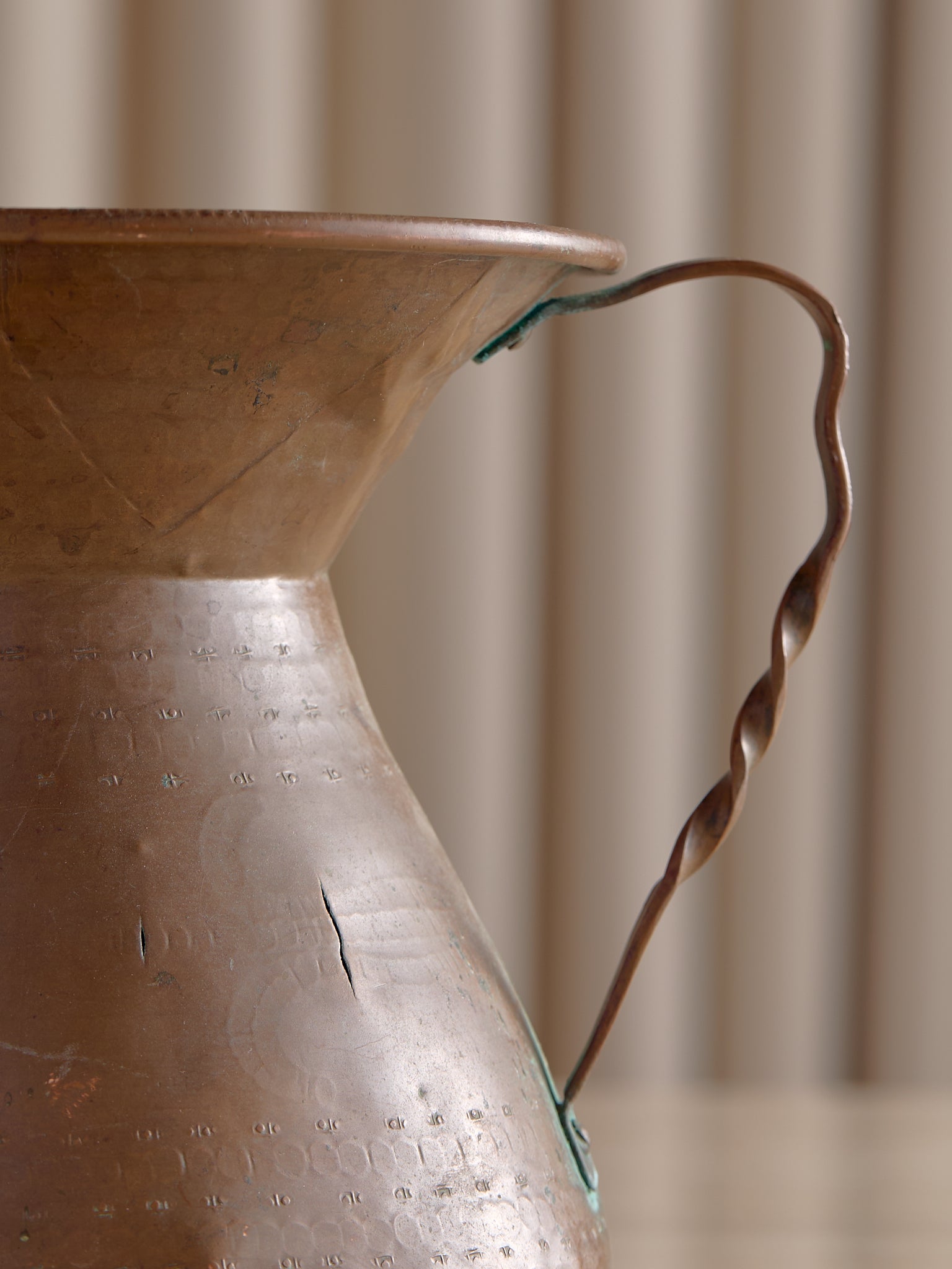 The Vintage Two Handled Copper VesselVasesMiscellanea, etc.