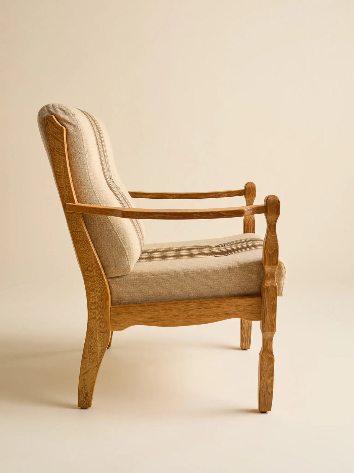 The Vintage Danish Brutalist Oak Easy Chair, 1970sSeatingMiscellanea, etc.
