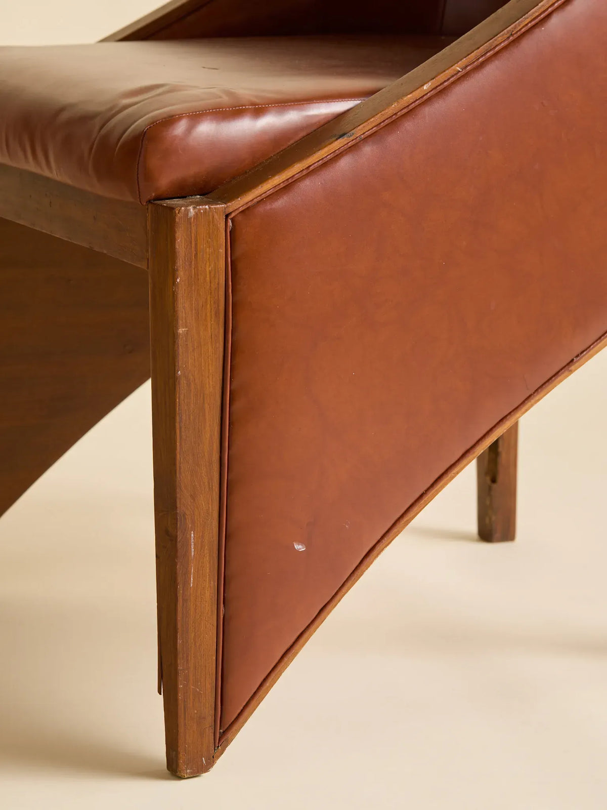 The Vintage English Art Deco Leather Accent ChairsSeatingMiscellanea, etc.