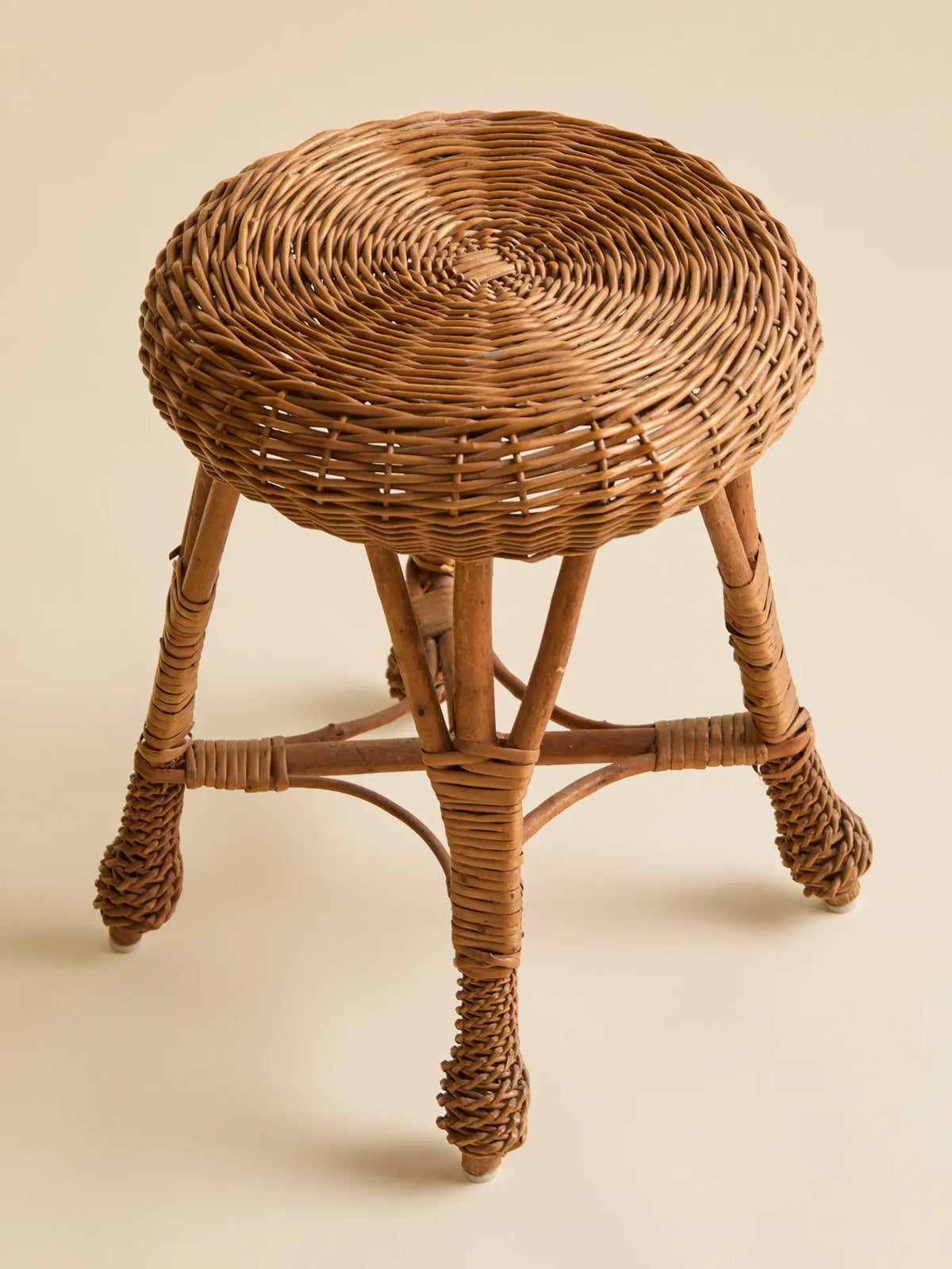The Vintage Rattan StoolSeatingMiscellanea, etc.