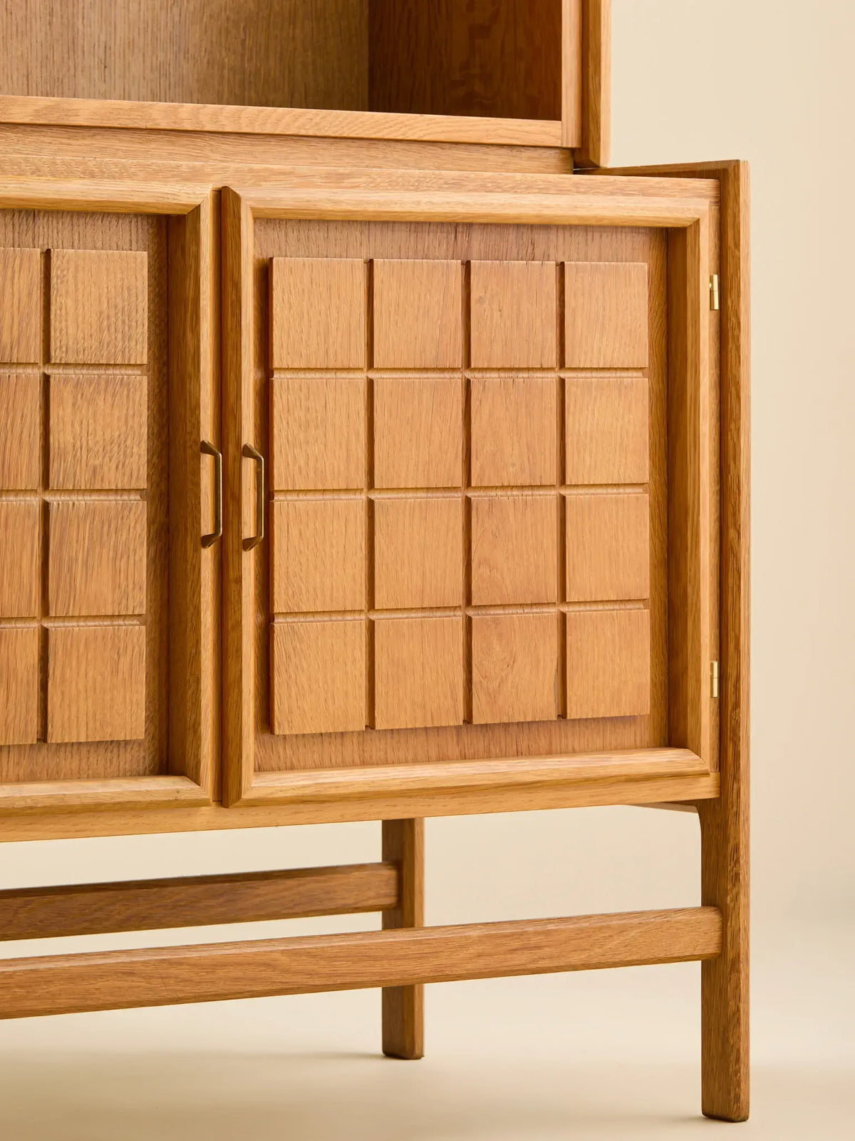 The Vintage Danish Minimalist Oak Book Shelf Cabinet by Henning KjaernulfCabinets and ShelvingMiscellanea, etc.