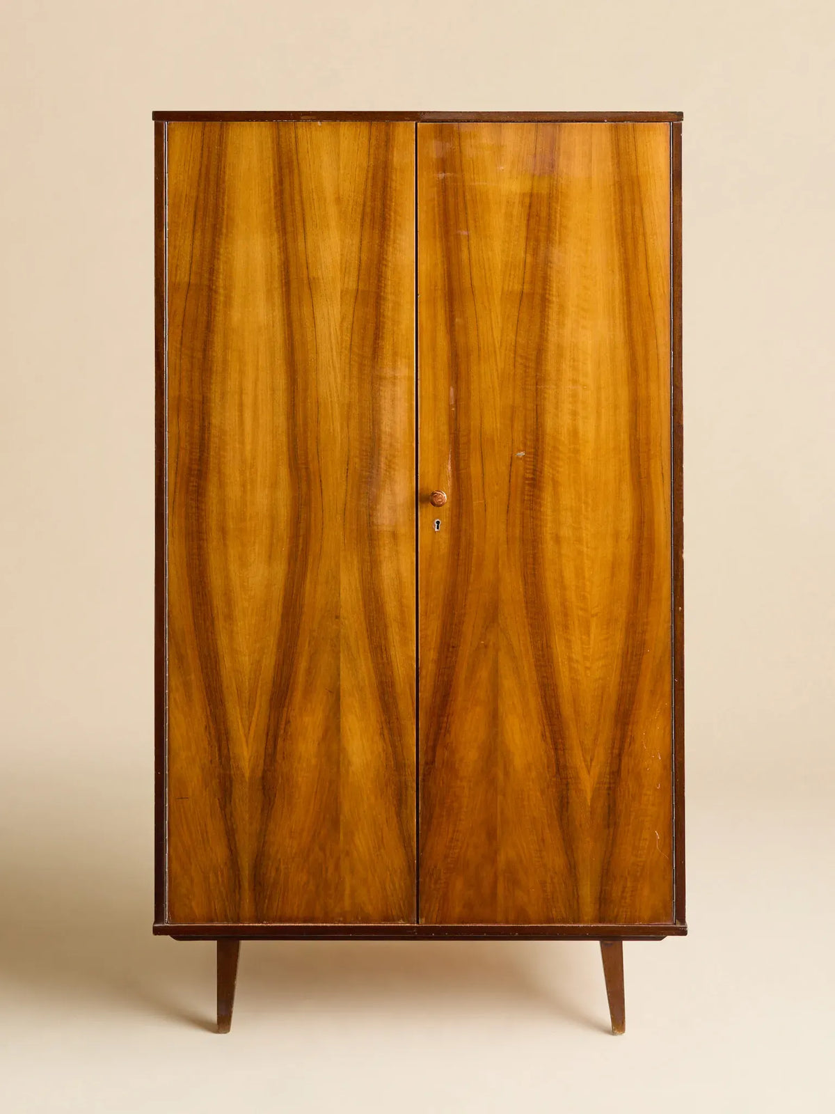The Vintage Spoldzielnia Polish Walnut Cabinet, c. 1960sCabinets and ShelvingMiscellanea, etc.