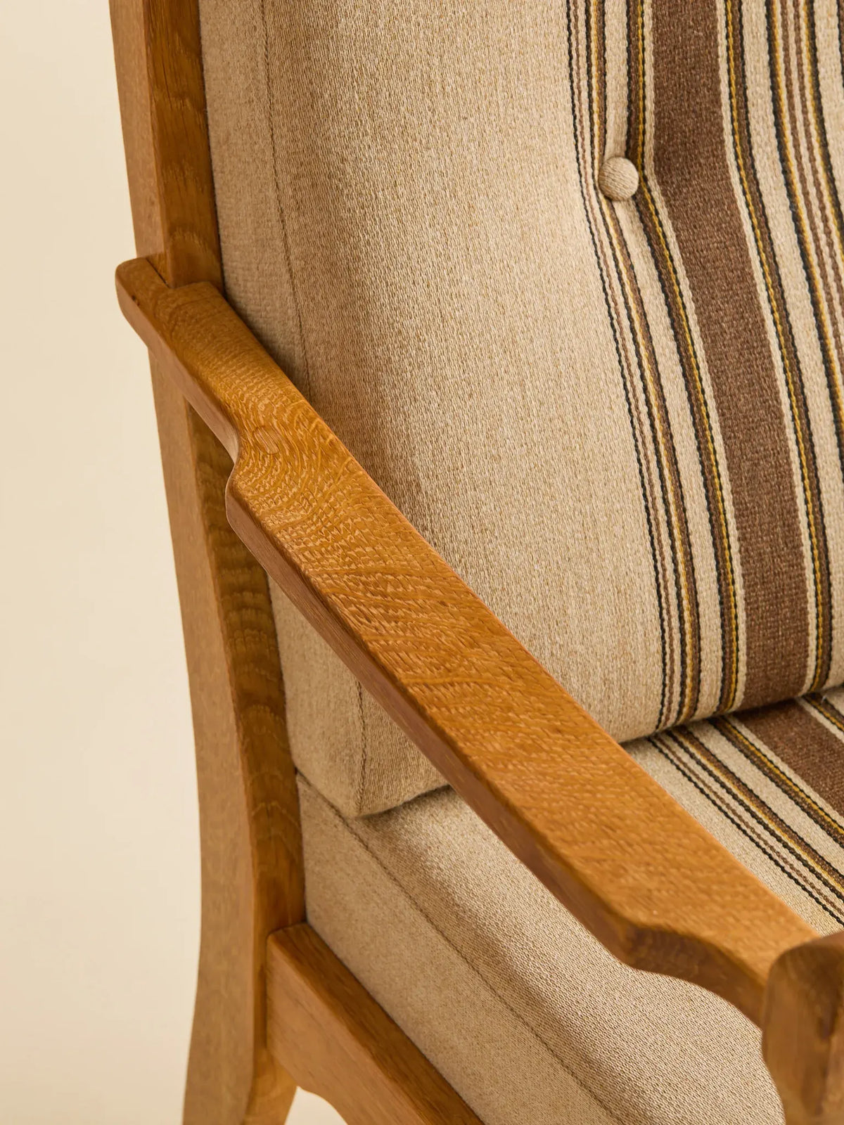 The Vintage Danish Brutalist Oak Easy Chair, 1970sSeatingMiscellanea, etc.