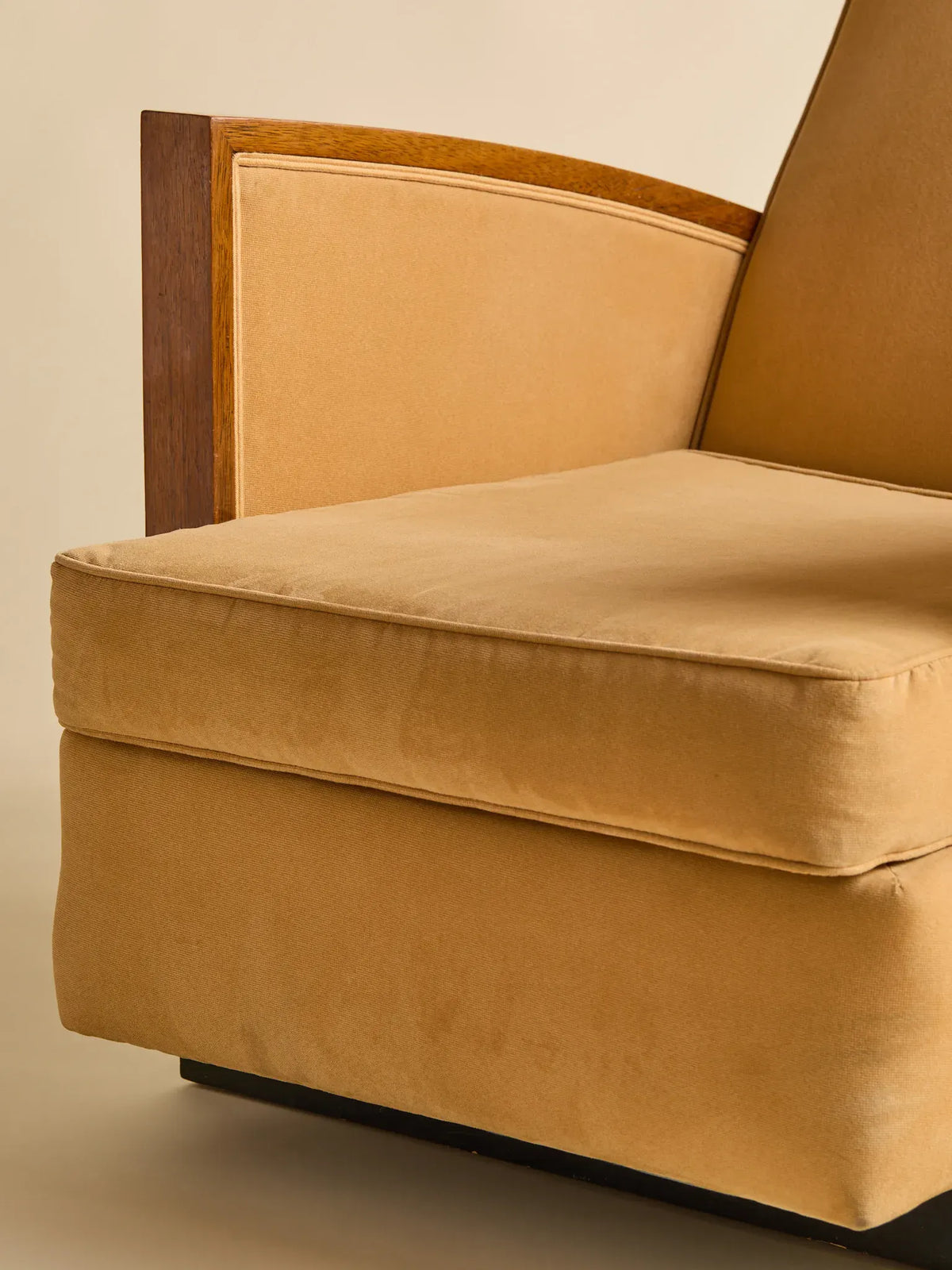 The Vintage French Art Deco Style Walnut Club Chairs, Mid 20th CenturySeatingMiscellanea, etc.