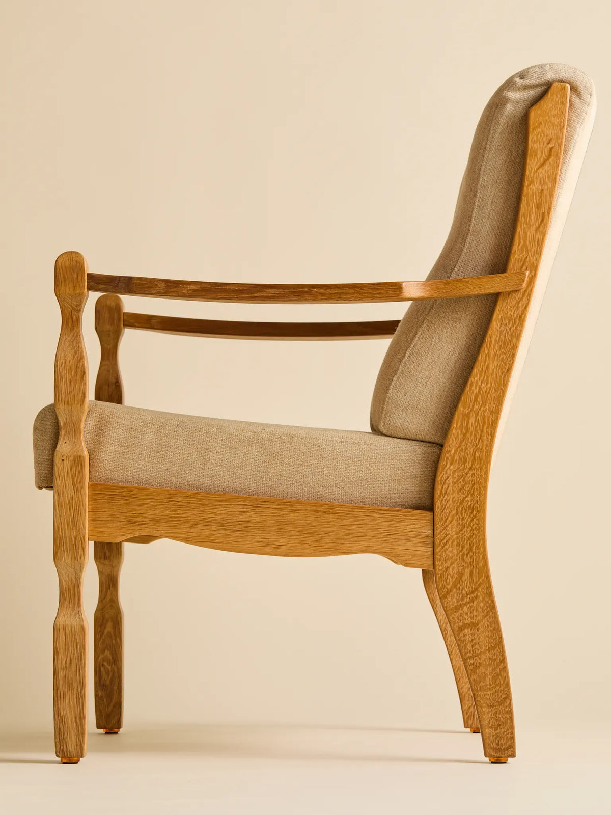 The Vintage Danish Brutalist Oak Easy Chair, 1970sSeatingMiscellanea, etc.