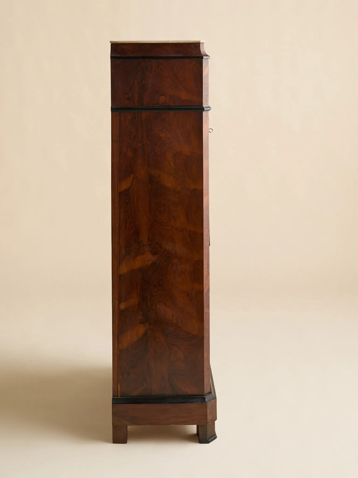 The Antique French Charles X Period Marble-Top Walnut Fall-Front SecretaryDesksMiscellanea, etc.