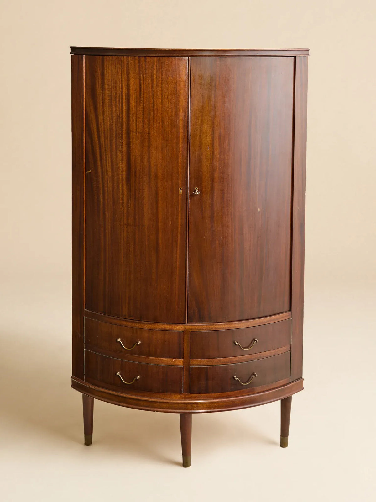 The Vintage Agner Christoffersen Style Corner CabinetCabinets and ShelvingMiscellanea, etc.