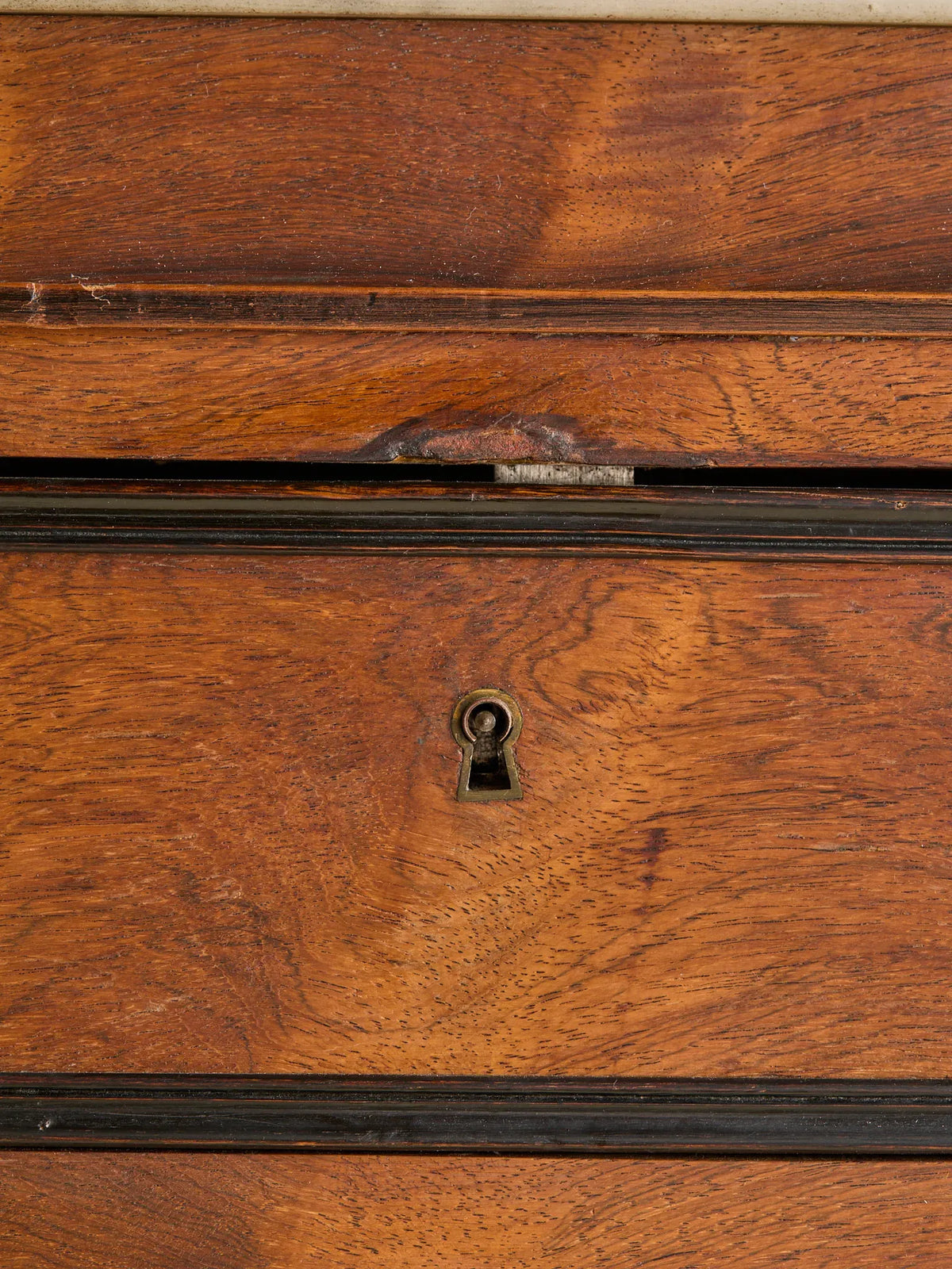 The Antique French Charles X Period Marble-Top Walnut Fall-Front SecretaryDesksMiscellanea, etc.