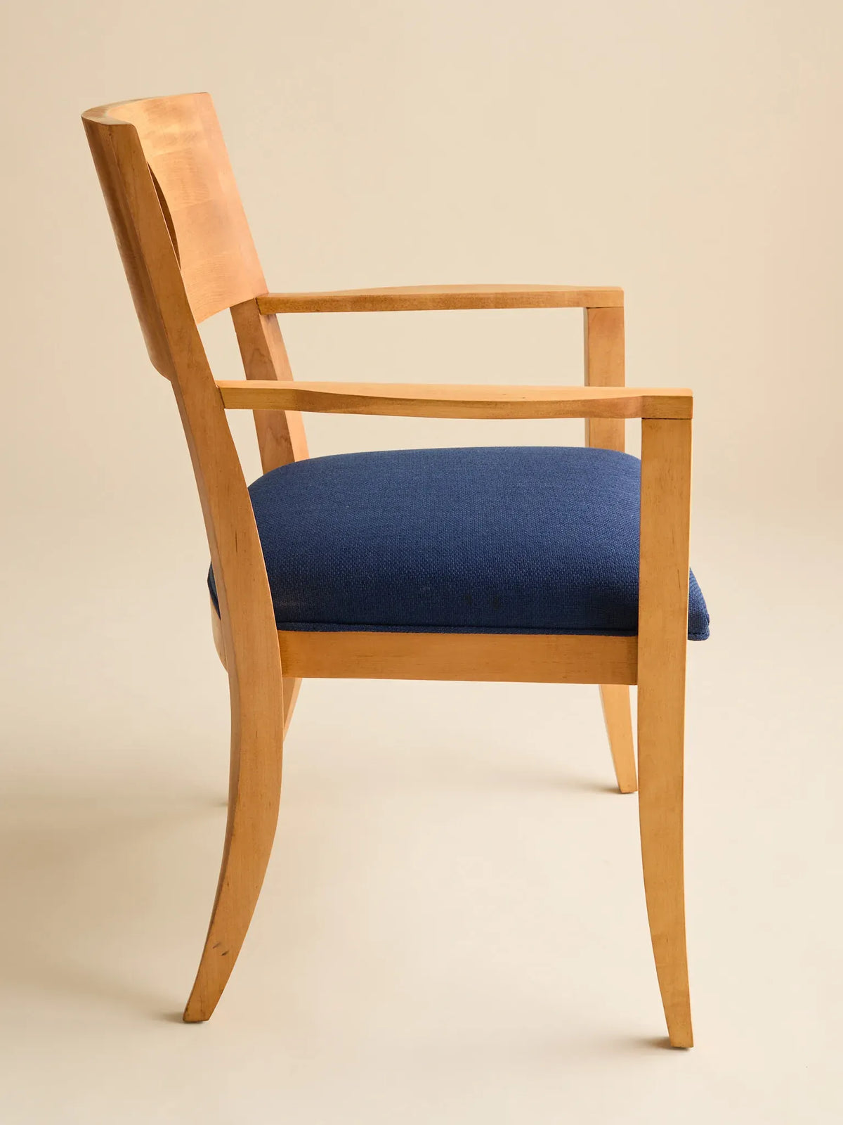 The Vintage Mid-Century Cobalt Blue Circle Back Dining ChairsSeatingMiscellanea, etc.