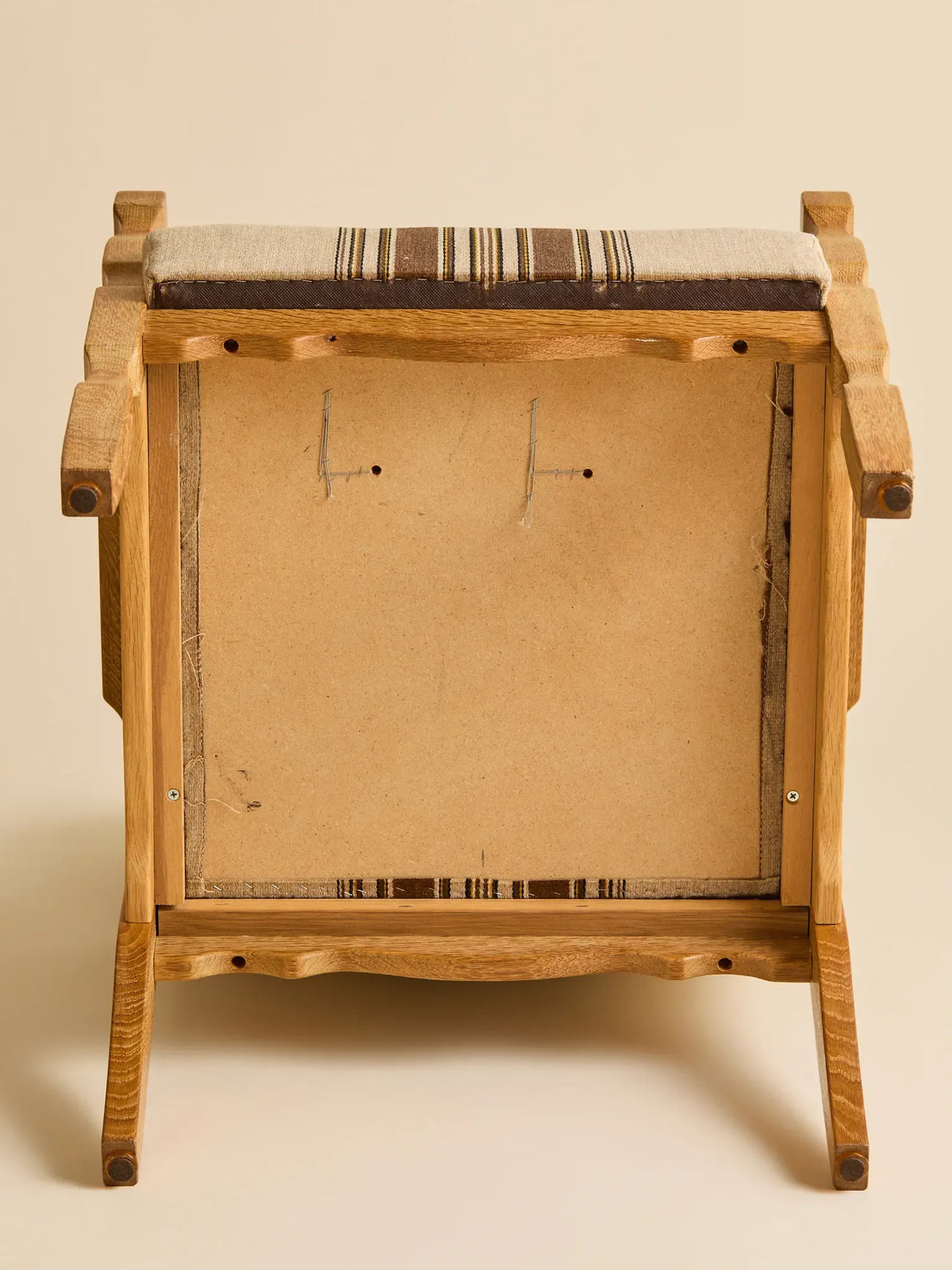 The Vintage Danish Brutalist Oak Easy Chair, 1970sSeatingMiscellanea, etc.
