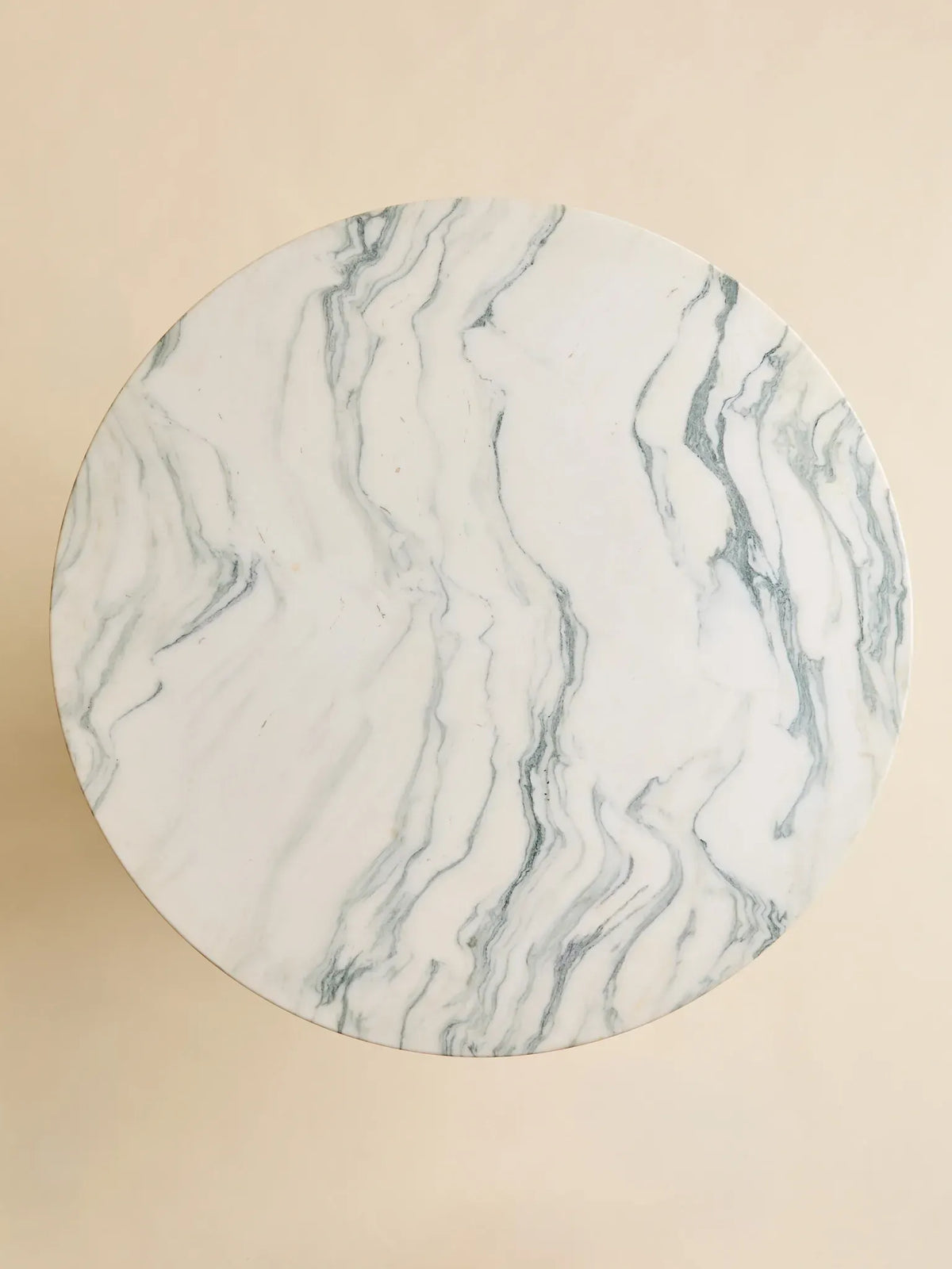 The Vintage Black & White Marble Pedestal TableDining TablesMiscellanea, etc.