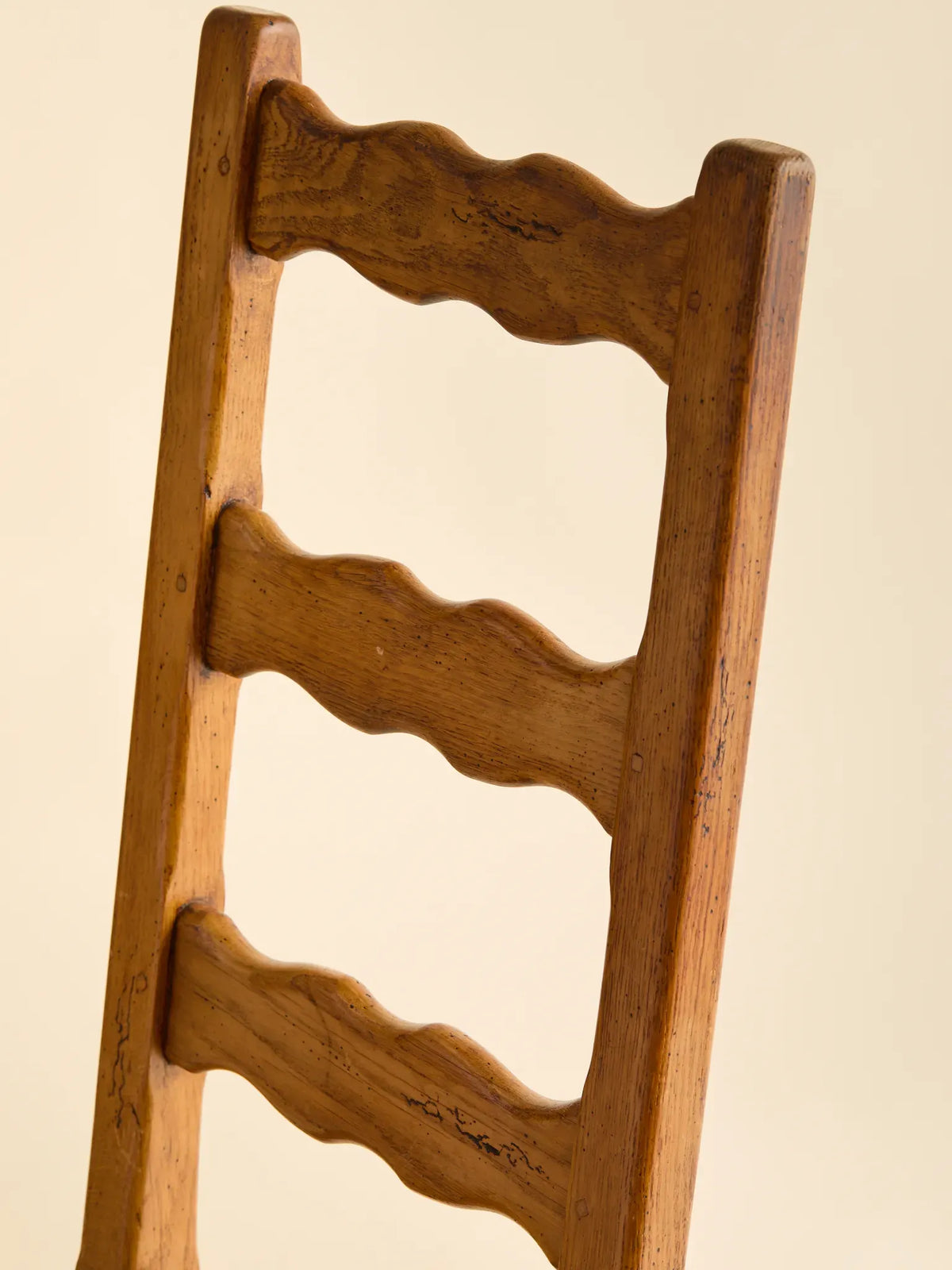 The Vintage French Elm and Rush Dining Chairs, 1940SeatingMiscellanea, etc.