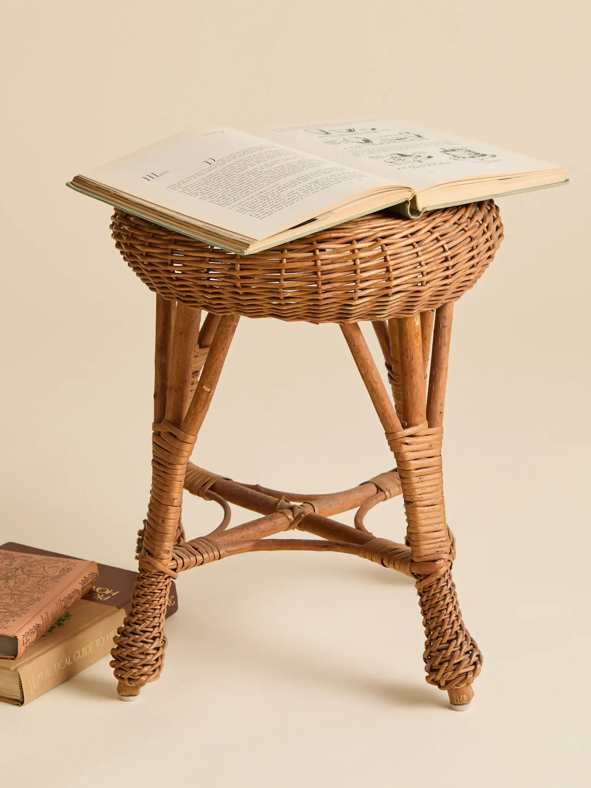 The Vintage Rattan StoolSeatingMiscellanea, etc.