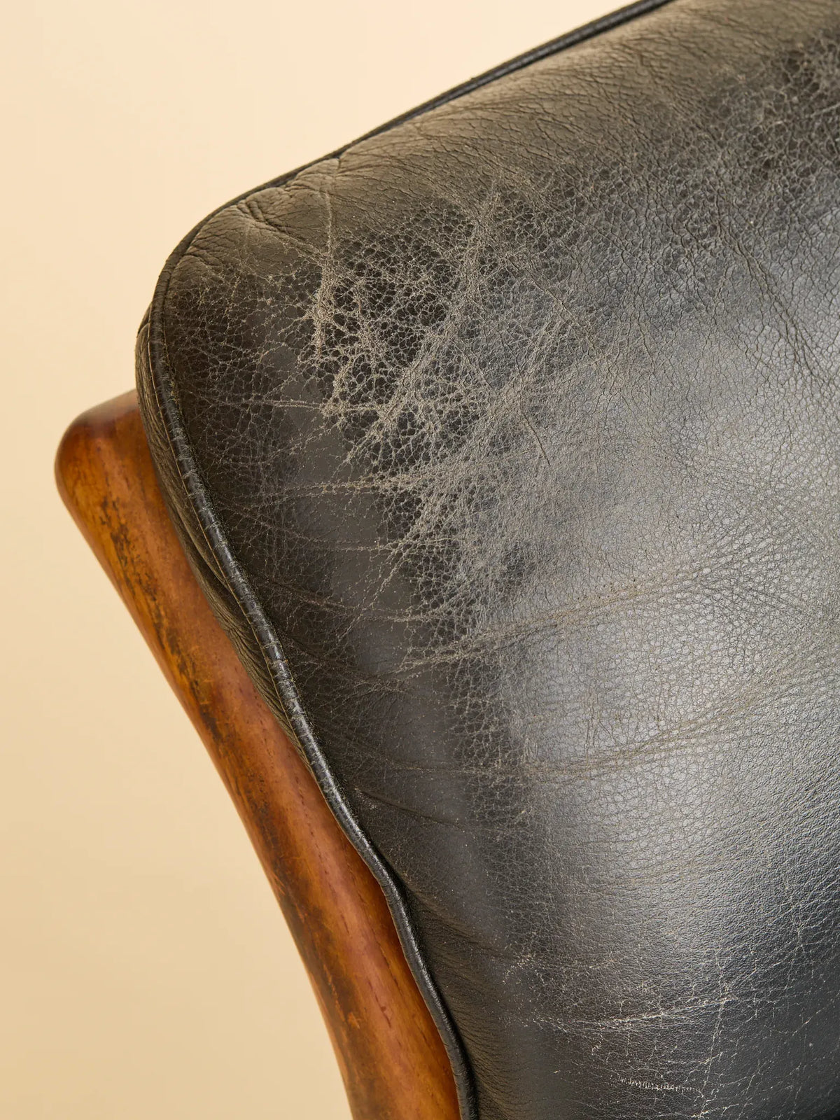 The Vintage Danish Teak & Leather SofaSeatingMiscellanea, etc.