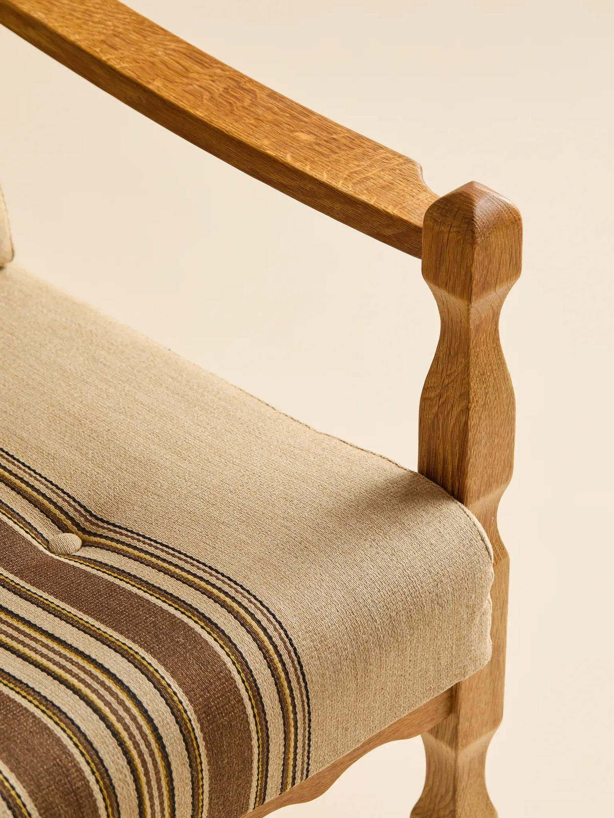 The Vintage Danish Brutalist Oak Easy Chair, 1970sSeatingMiscellanea, etc.