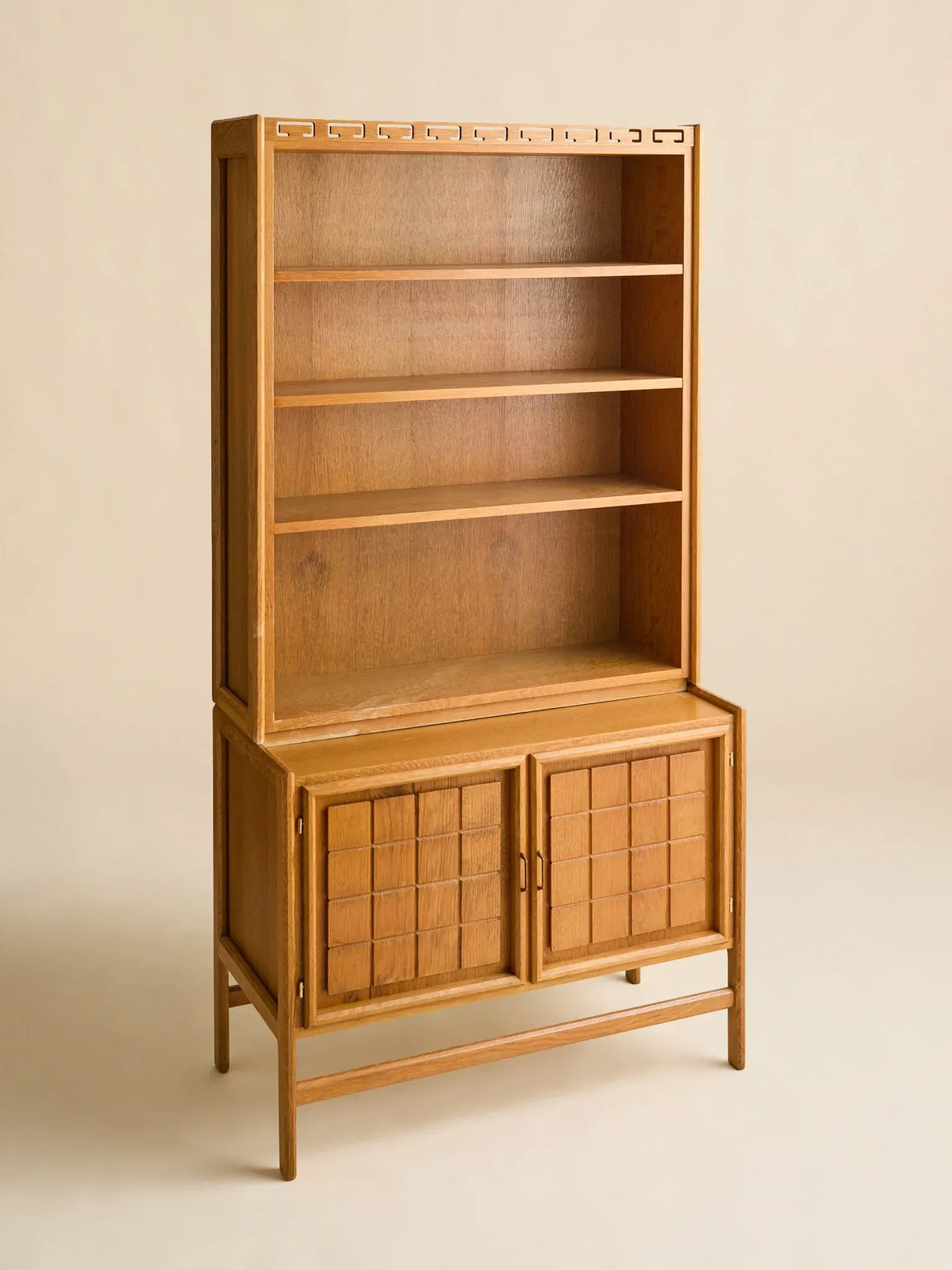 The Vintage Danish Minimalist Oak Book Shelf Cabinet by Henning KjaernulfCabinets and ShelvingMiscellanea, etc.