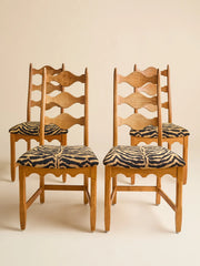 The Vintage Henning Kjaernulf Danish Oak Dining Chairs, 1960s, 4 AvailableSeatingMiscellanea, etc.