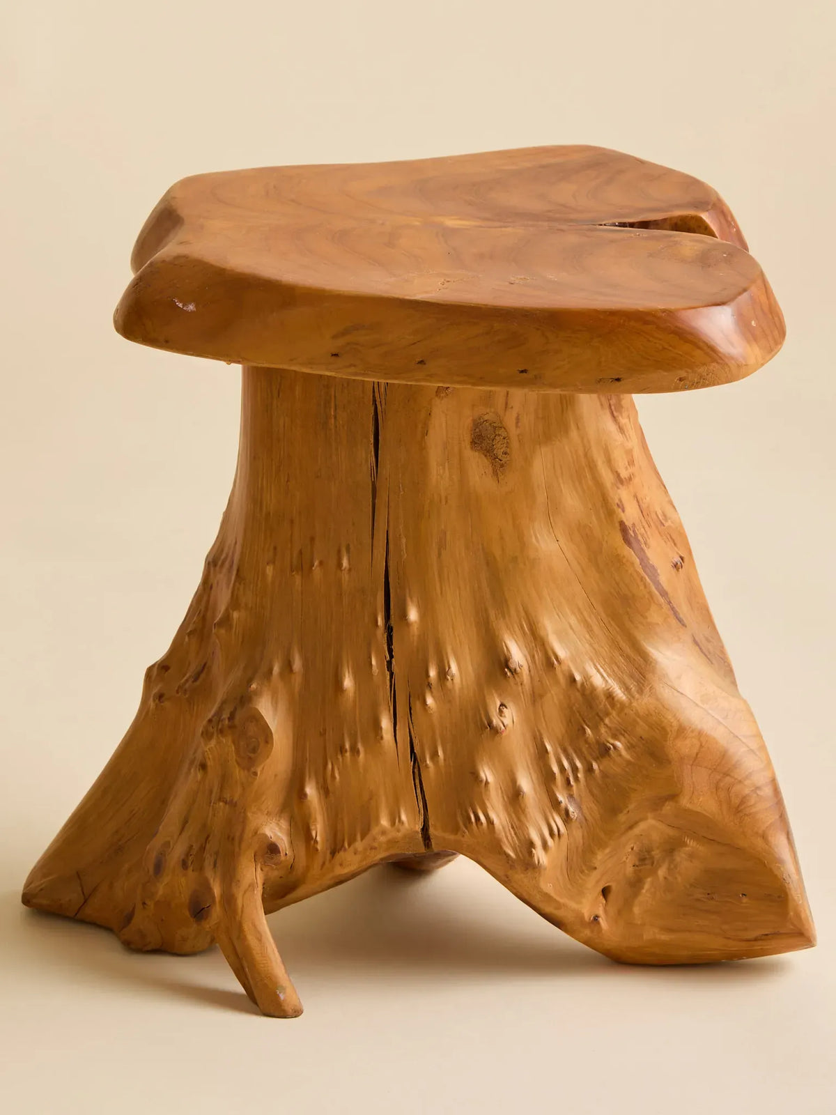 The Vintage Teak Accent StoolSeatingMiscellanea, etc.