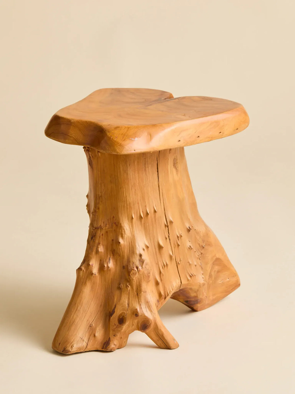 The Vintage Teak Accent StoolSeatingMiscellanea, etc.