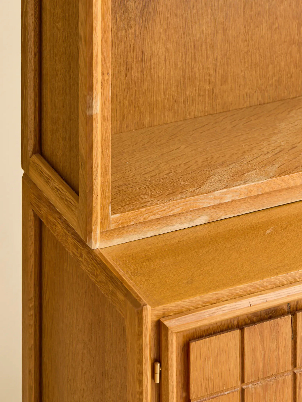 The Vintage Danish Minimalist Oak Book Shelf Cabinet by Henning KjaernulfCabinets and ShelvingMiscellanea, etc.