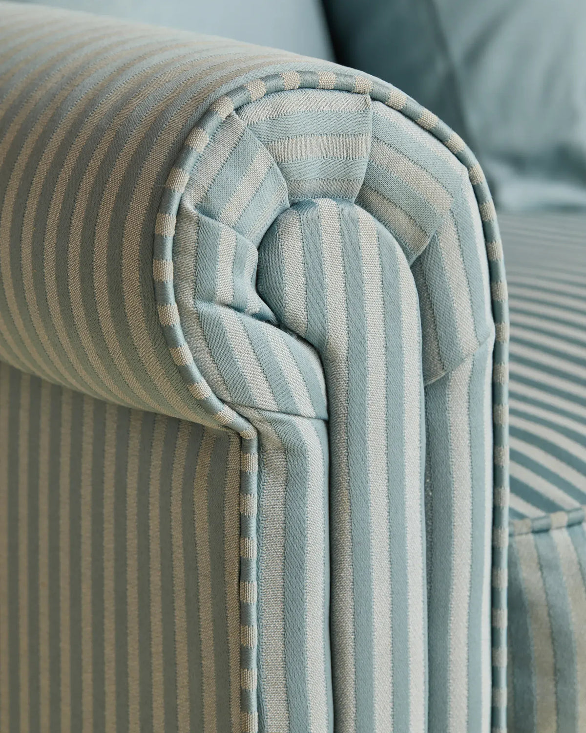 The Vintage Blue Stripe French-Inspired SofaSeatingMiscellanea, etc.