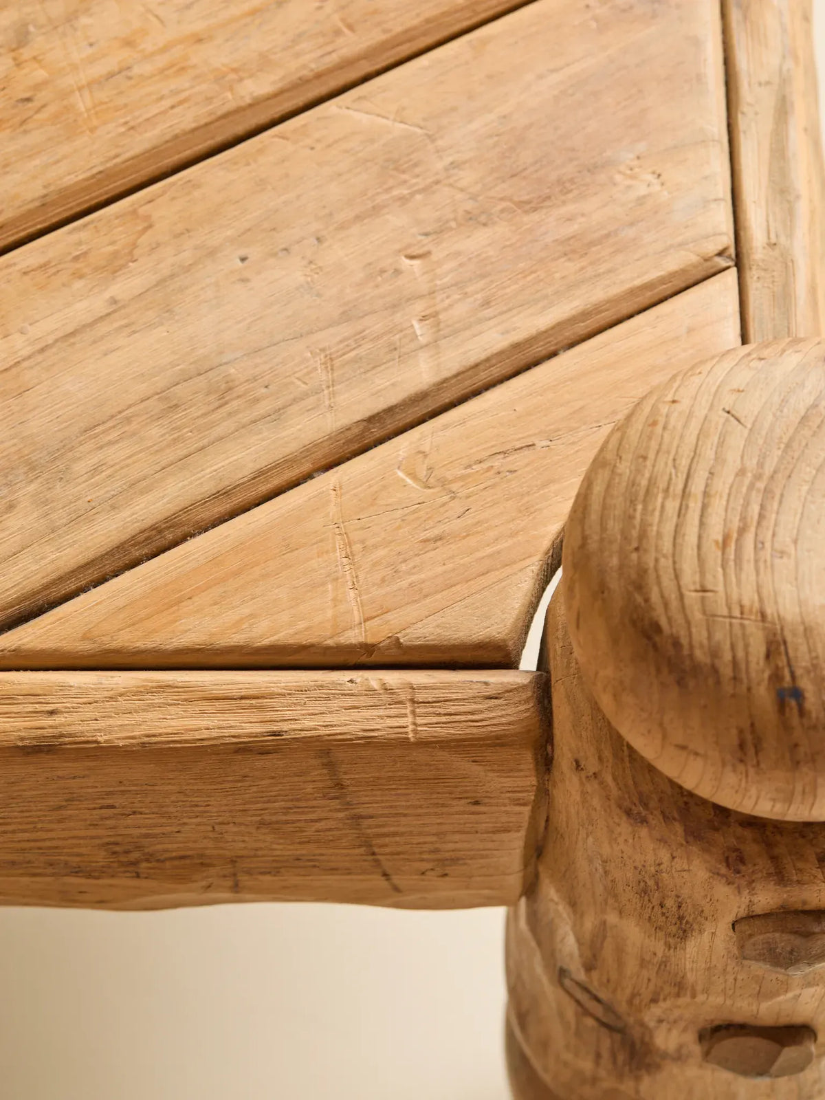 The Brutalist Pine Baluster Turned Leg Coffee TableCoffee TablesMiscellanea, etc.