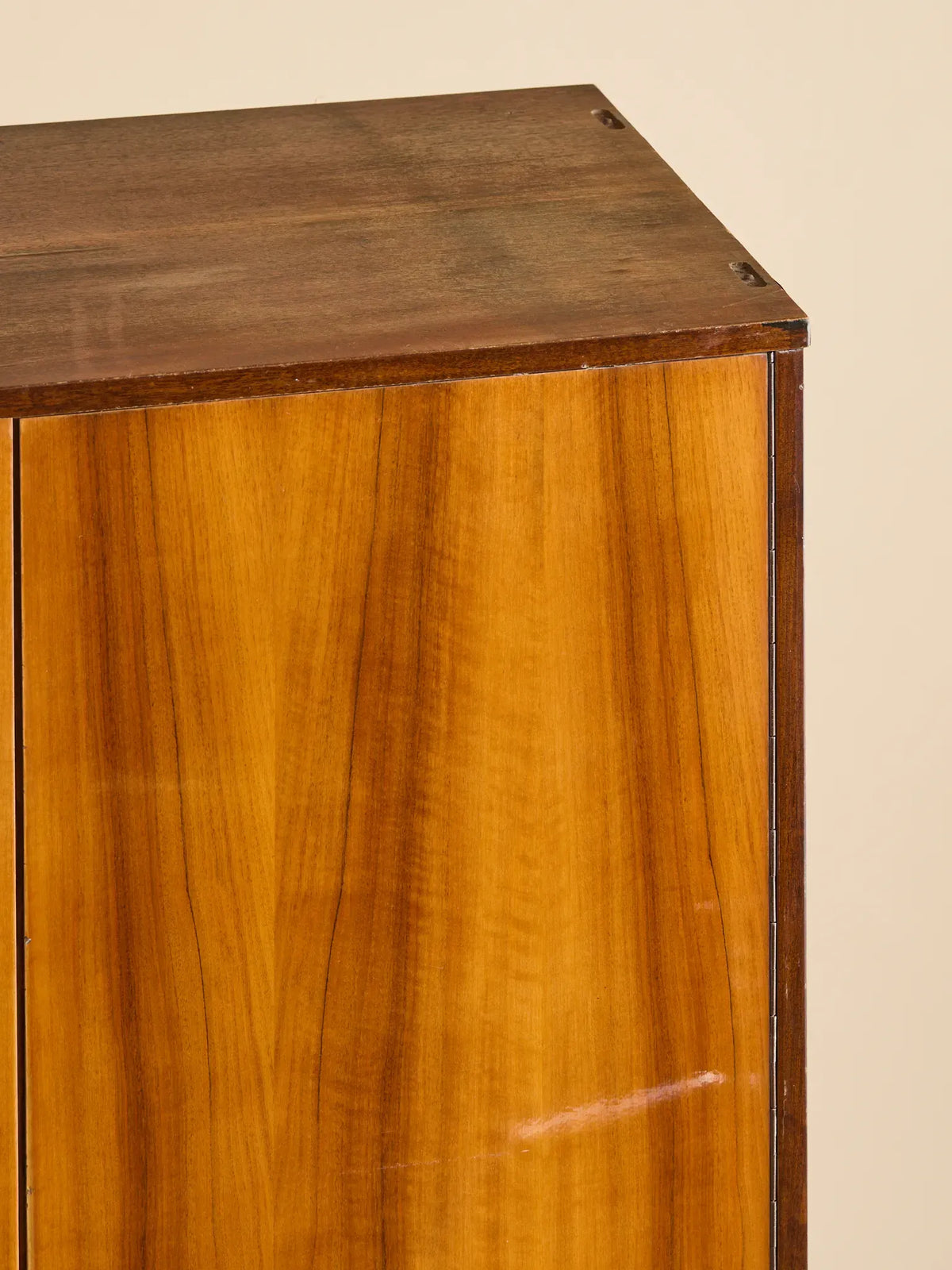 The Vintage Spoldzielnia Polish Walnut Cabinet, c. 1960sCabinets and ShelvingMiscellanea, etc.