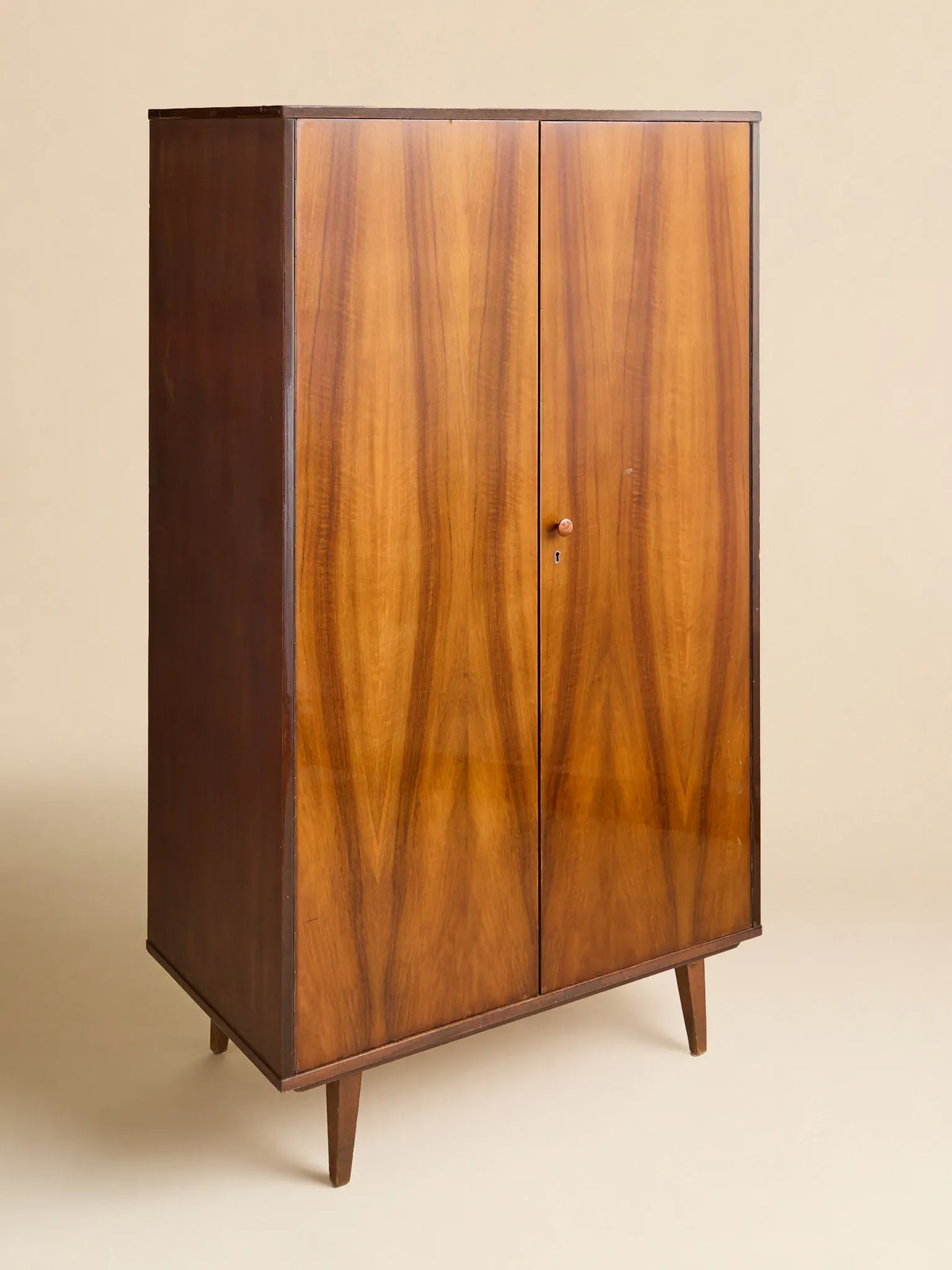 The Vintage Spoldzielnia Polish Walnut Cabinet, c. 1960sCabinets and ShelvingMiscellanea, etc.