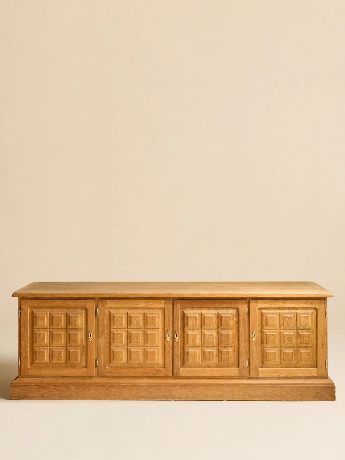 The Vintage Danish Oak Low Sideboard, 1960sCredenzas and SideboardsMiscellanea, etc.