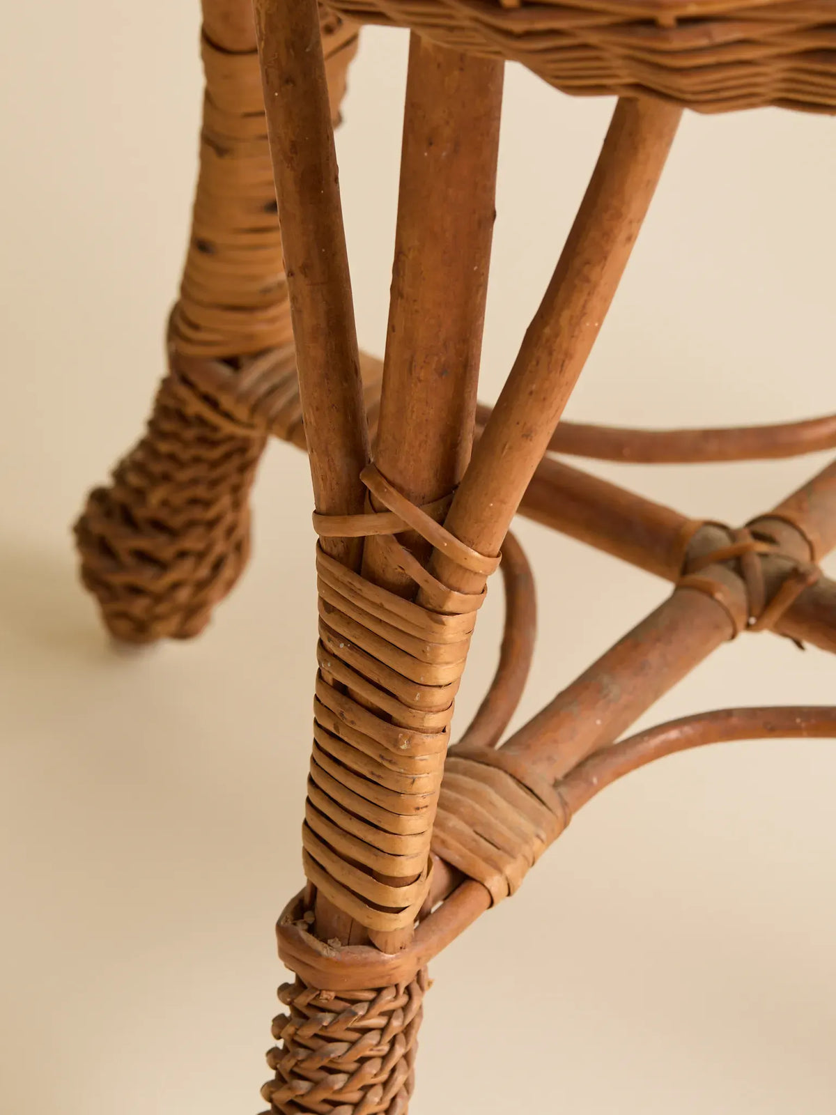 The Vintage Rattan StoolSeatingMiscellanea, etc.