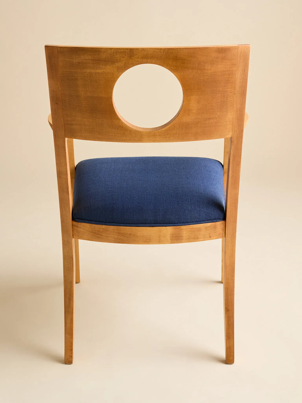 The Vintage Mid-Century Cobalt Blue Circle Back Dining ChairsSeatingMiscellanea, etc.