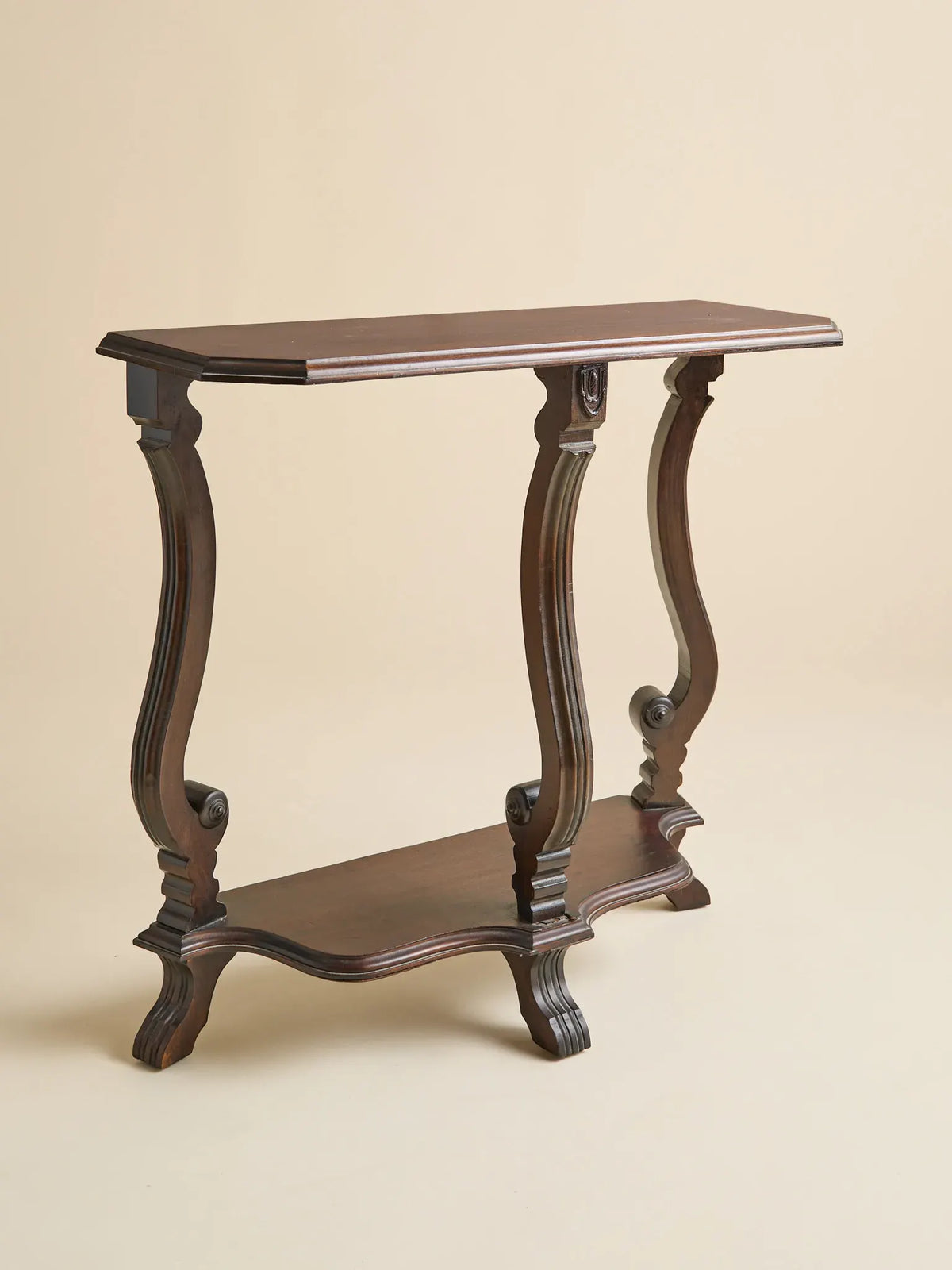 The Antique Eastlake Carved Walnut Hall TableConsole TablesMiscellanea, etc.