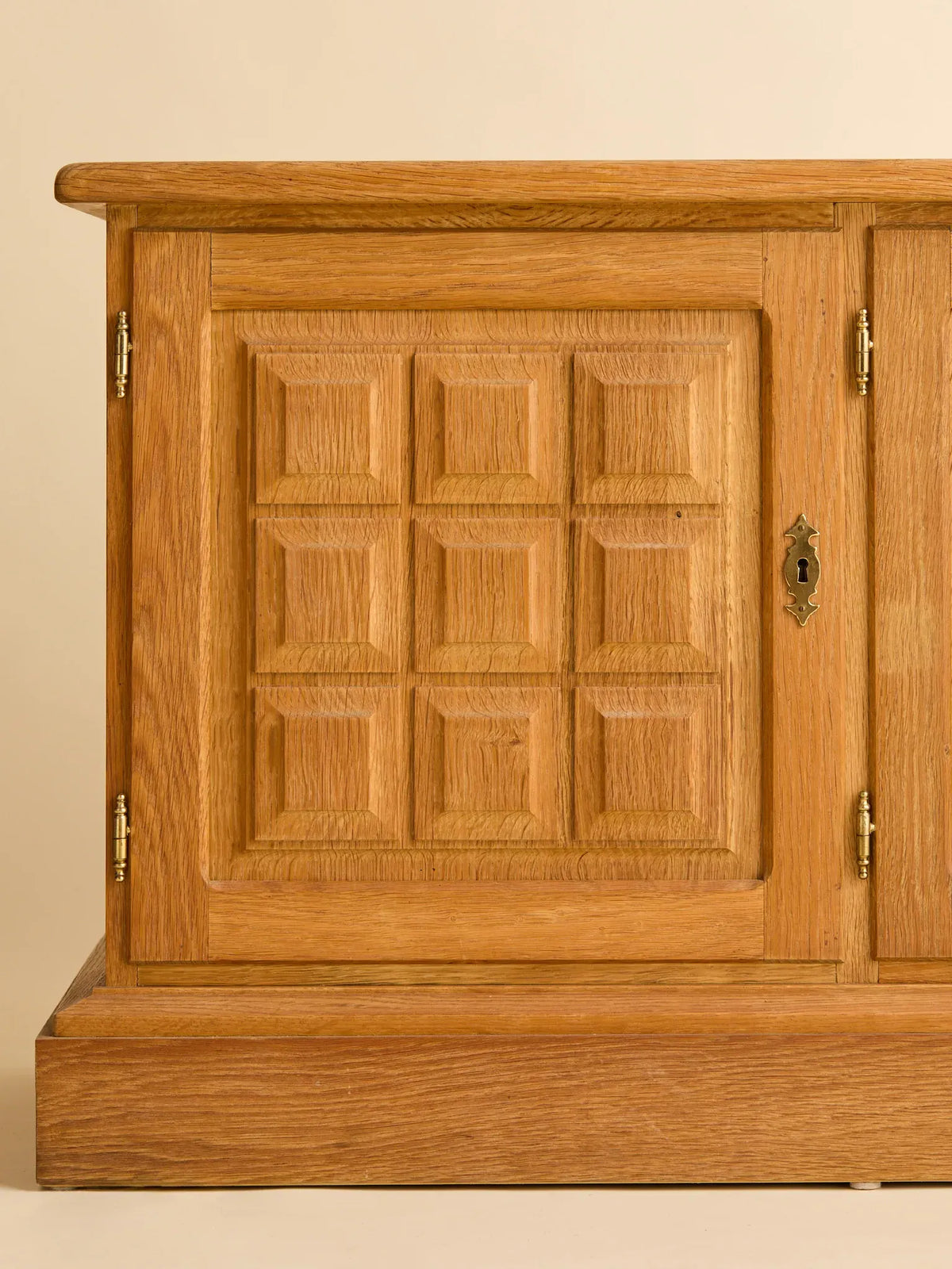 The Vintage Danish Oak Low Sideboard, 1960sCredenzas and SideboardsMiscellanea, etc.