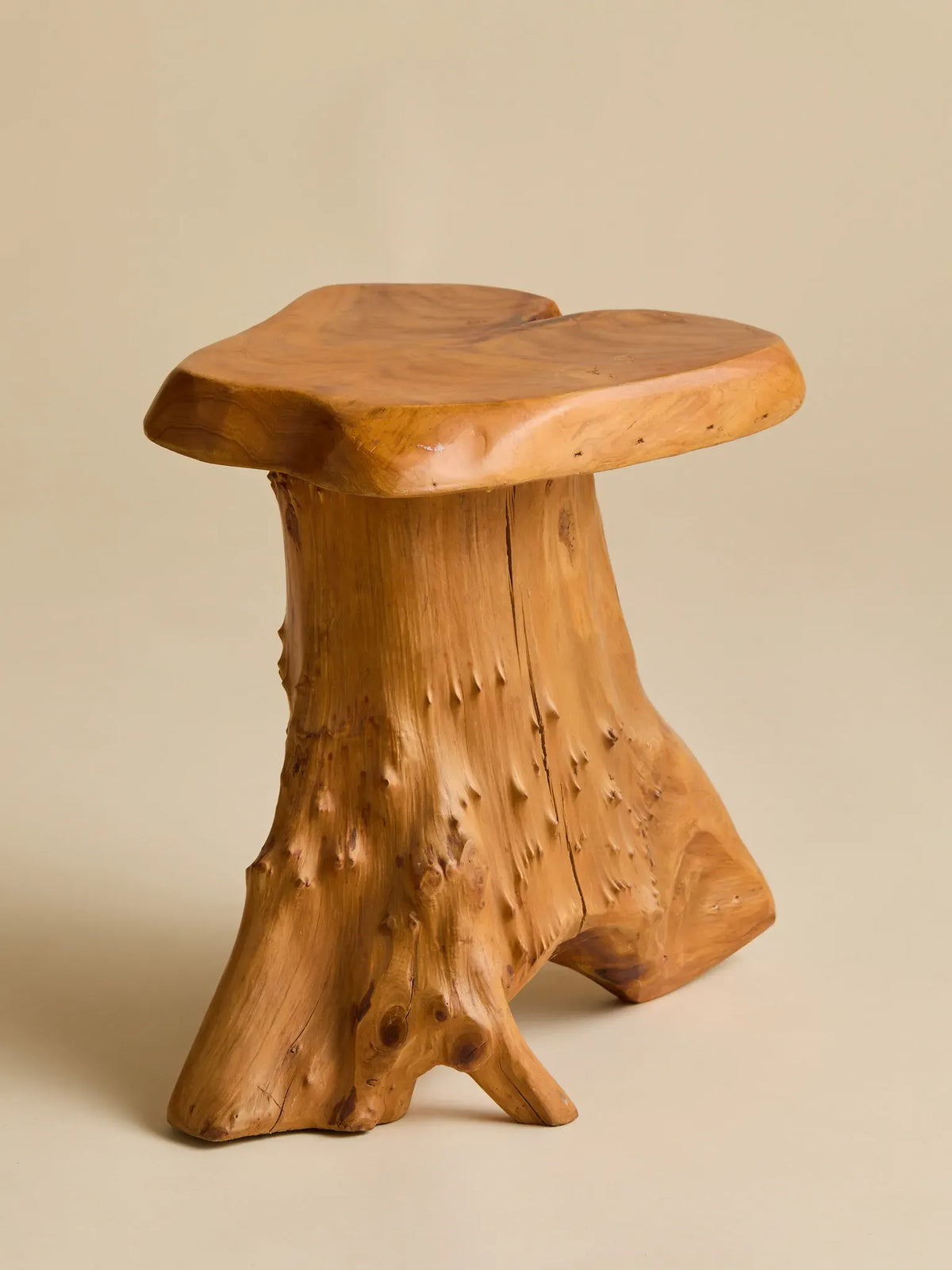 The Vintage Teak Accent StoolSeatingMiscellanea, etc.