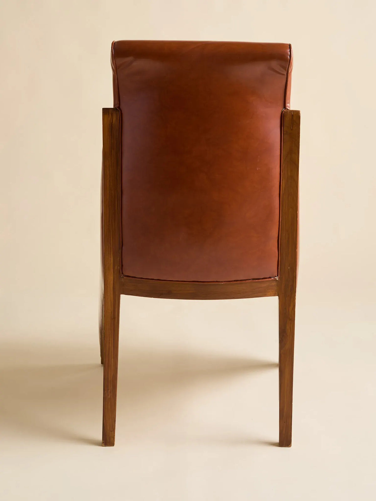 The Vintage English Art Deco Leather Accent ChairsSeatingMiscellanea, etc.